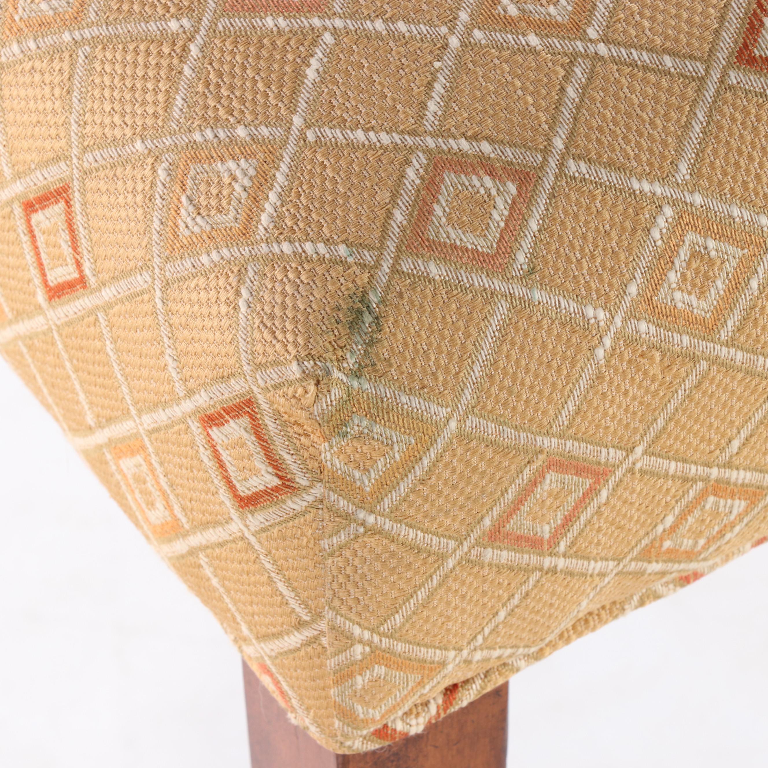 Pair of Bailey Street Holding Co. Upholstered Dining Side Chairs