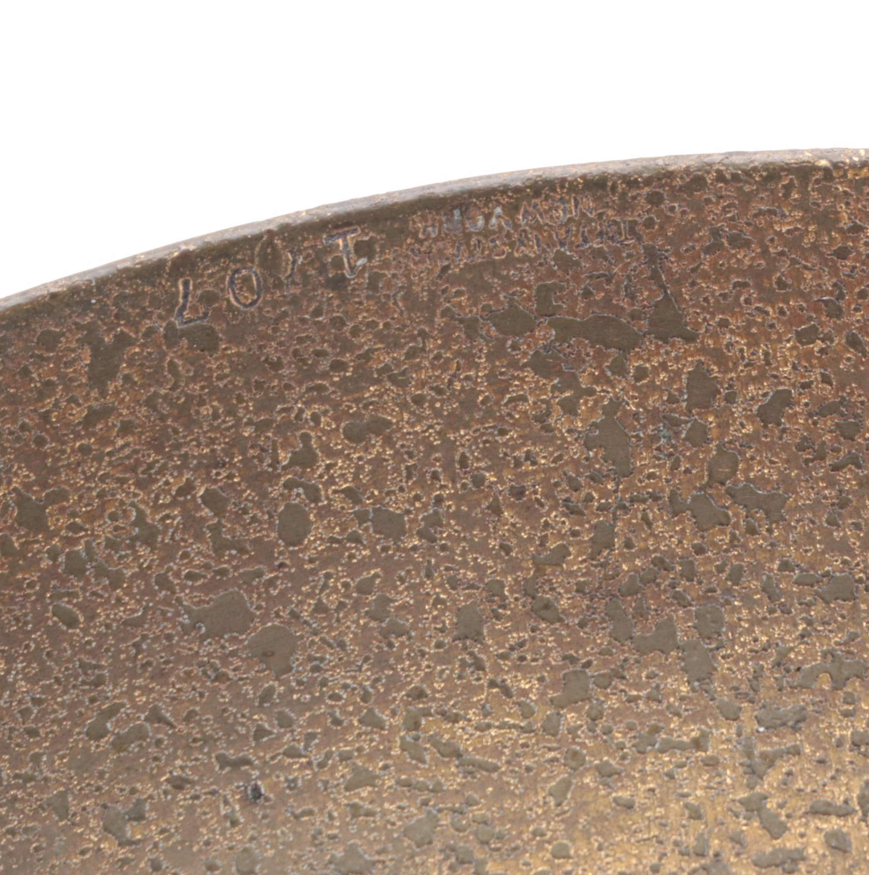 Tiffany Studios "1707" Dore Bronze Bowl