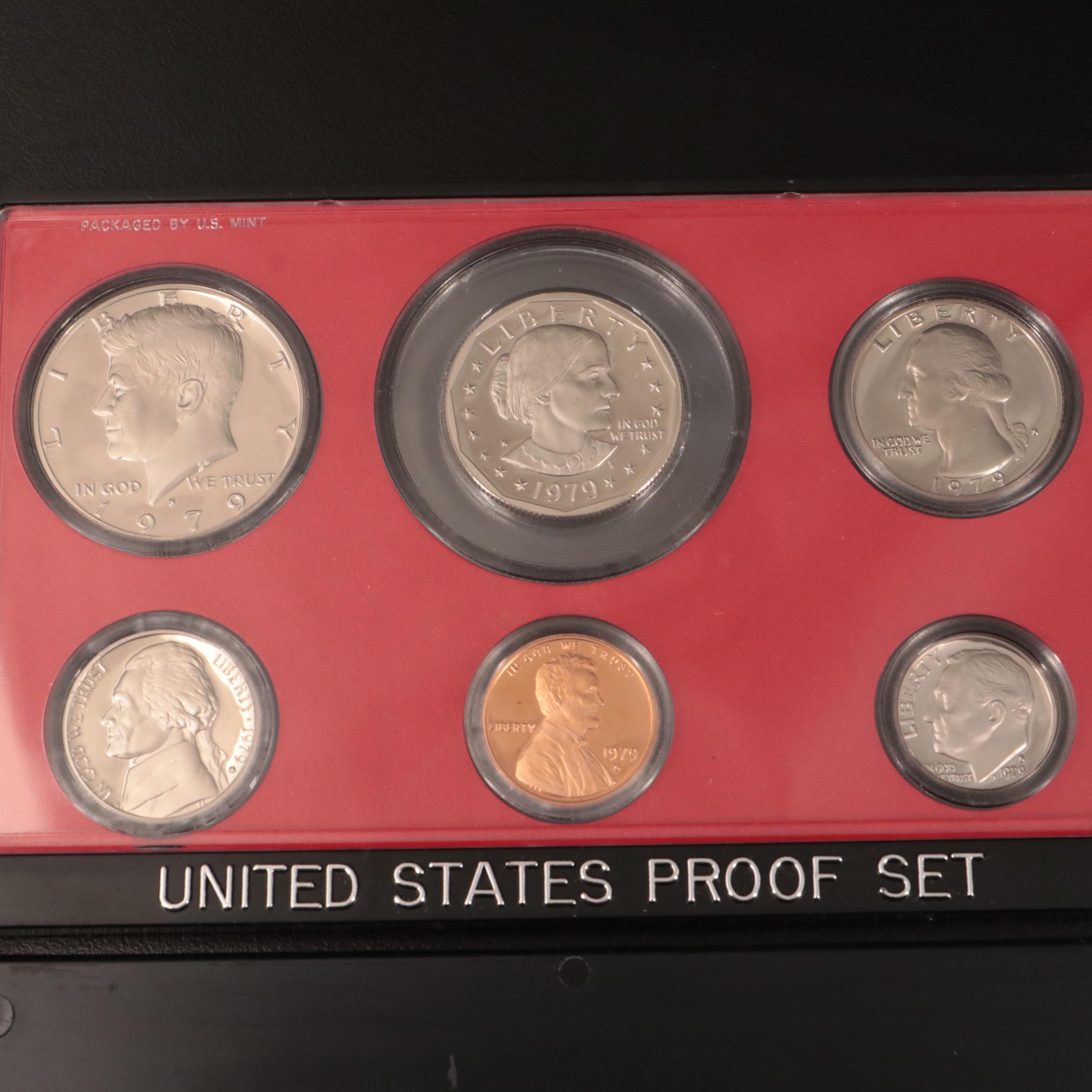 Thirty-Eight U.S. Proof Sets, 1968–2006 Complete