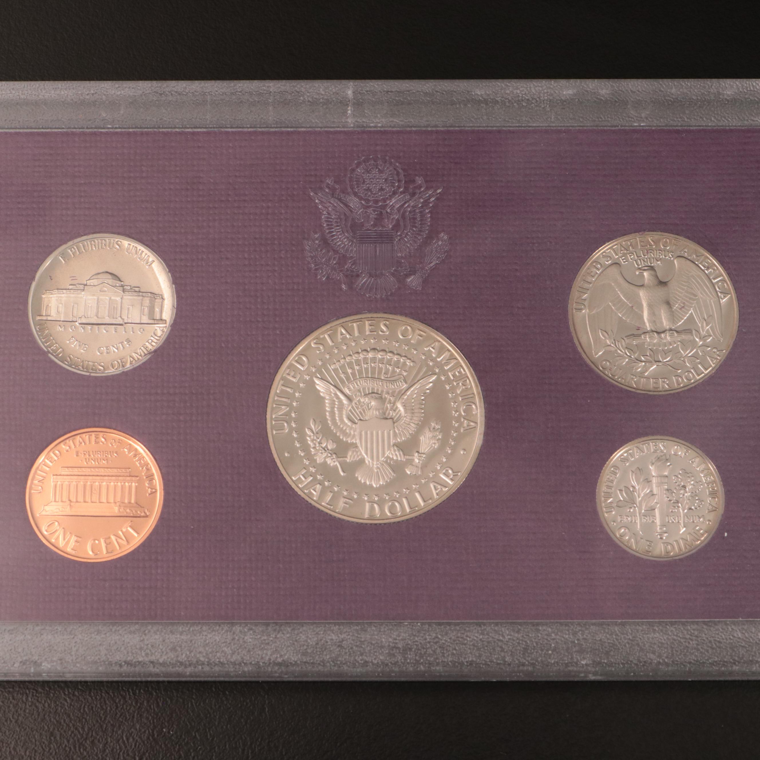 Thirty-Eight U.S. Proof Sets, 1968–2006 Complete