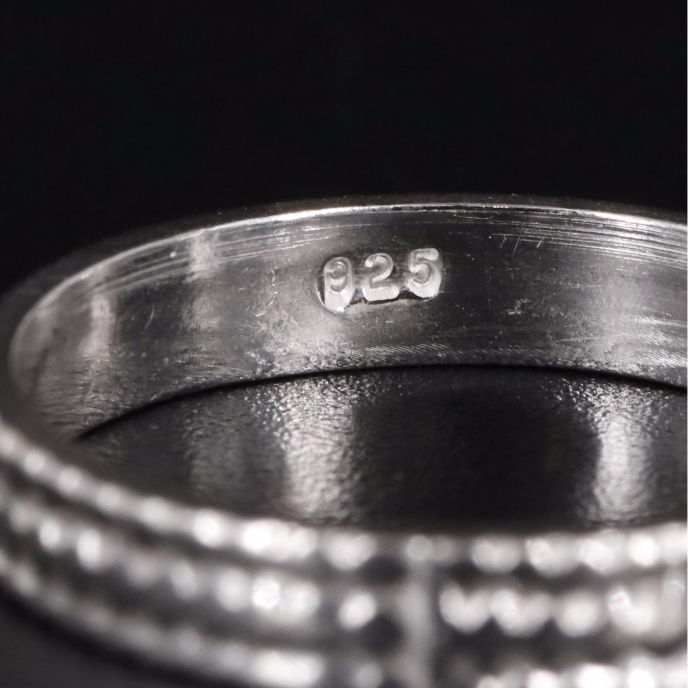 Sterling Textured Band