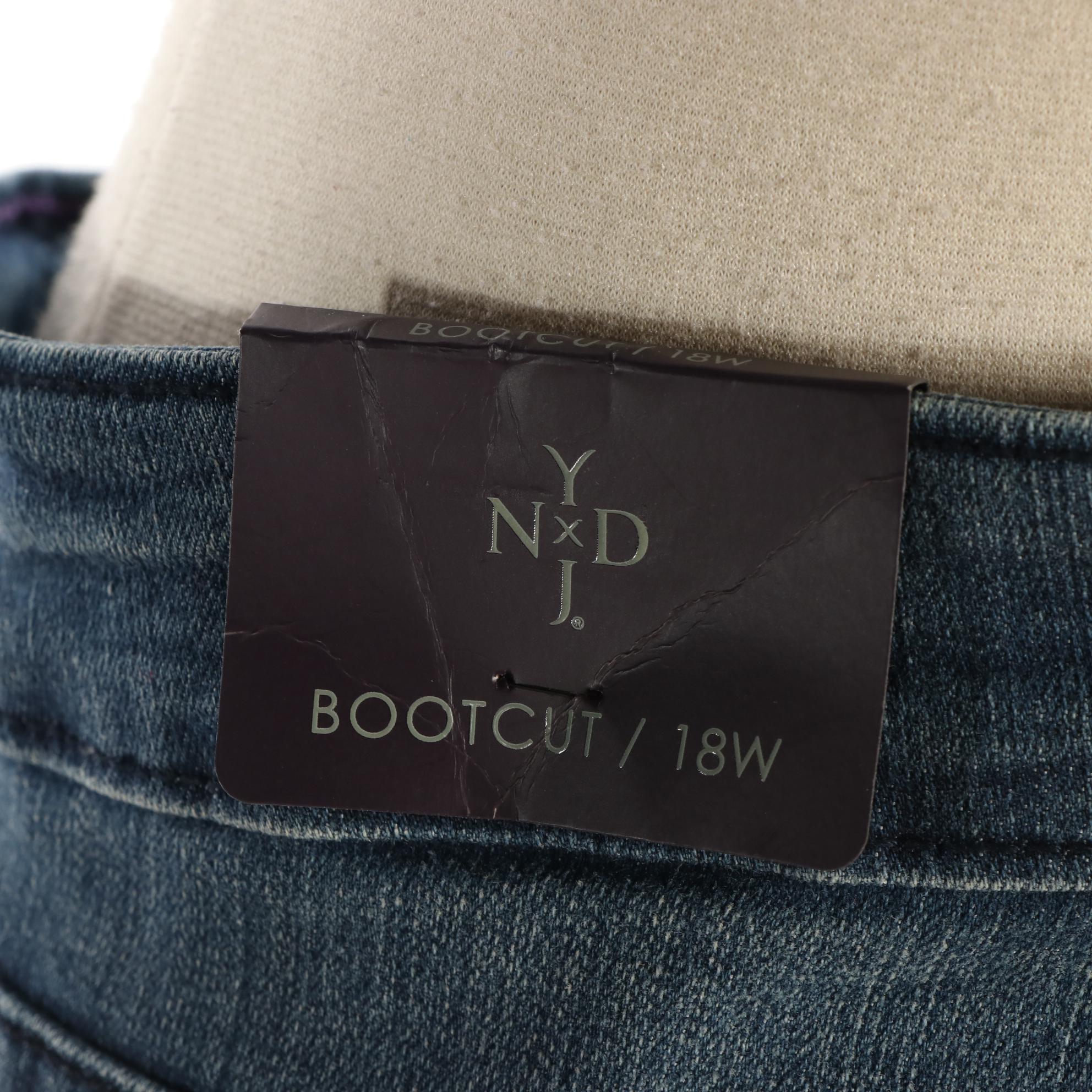 NYDJ Not Your Daughter's Jeans Bootcut Stone Wash Denim Pants, New with Tag