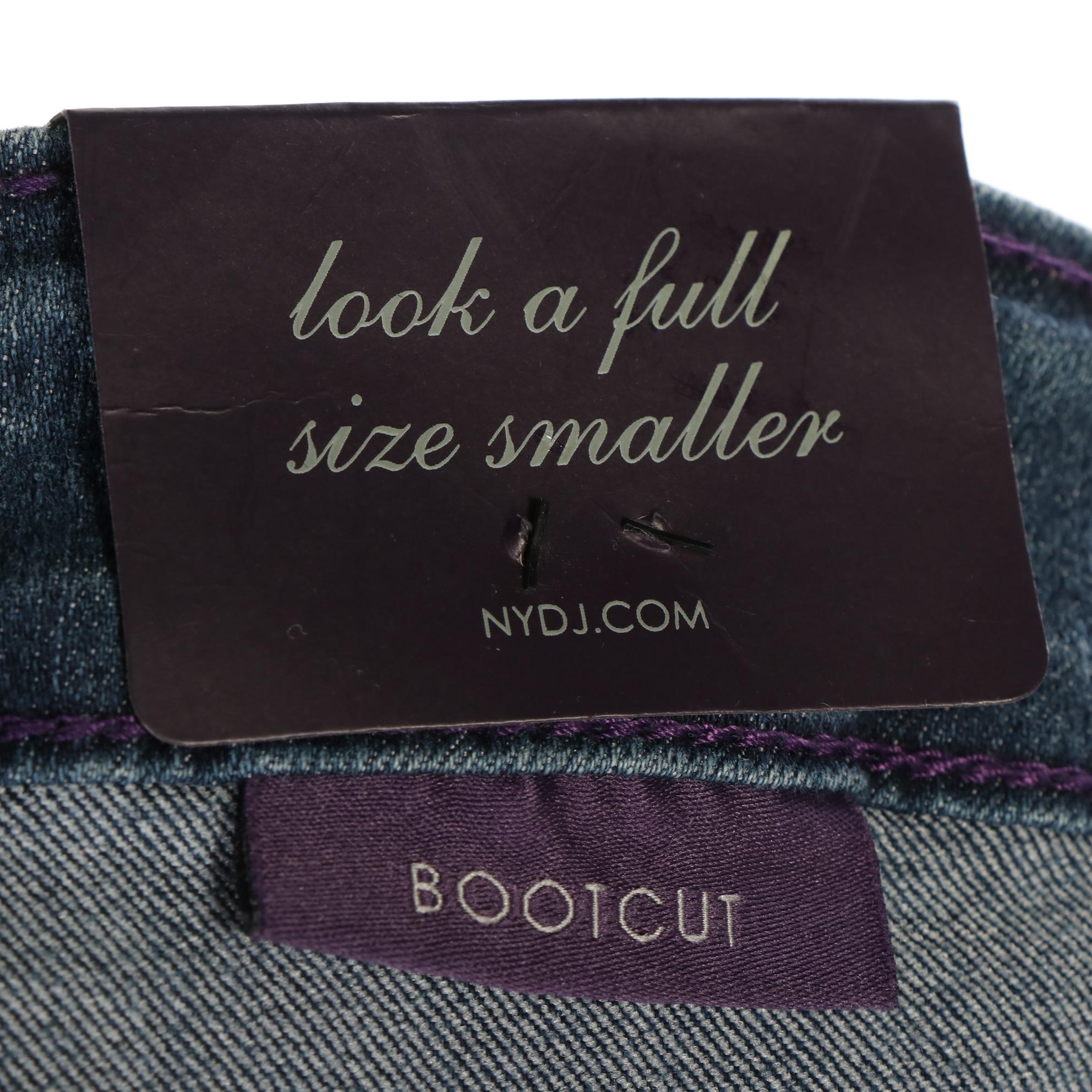 NYDJ Not Your Daughter's Jeans Bootcut Stone Wash Denim Pants, New with Tag