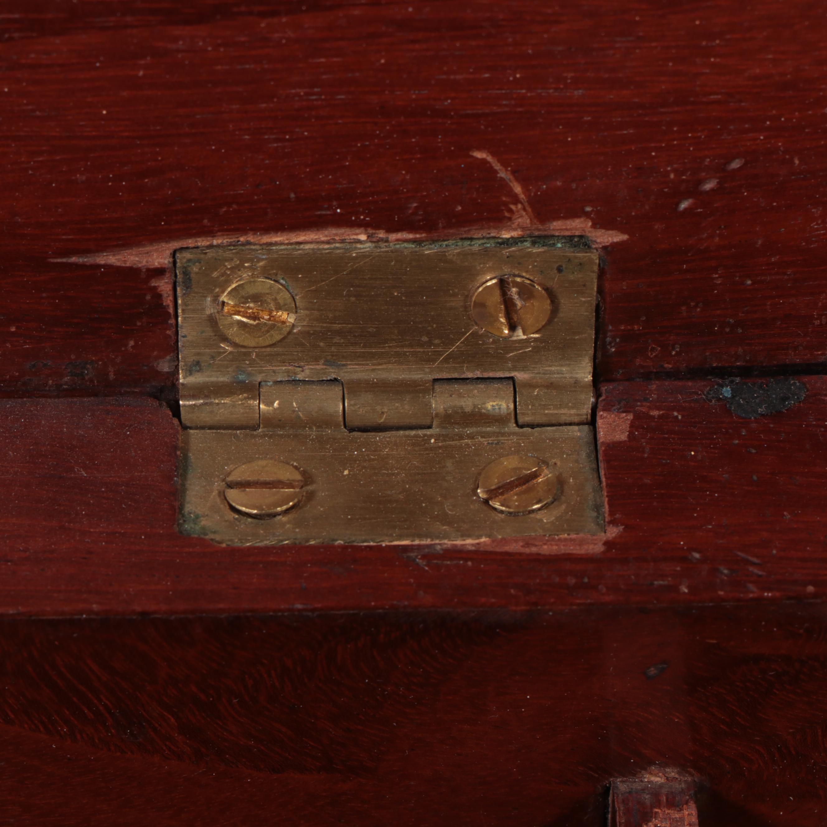 Louis Philippe Mahogany Lift-Lid Sewing Stand, Mid-19th Century