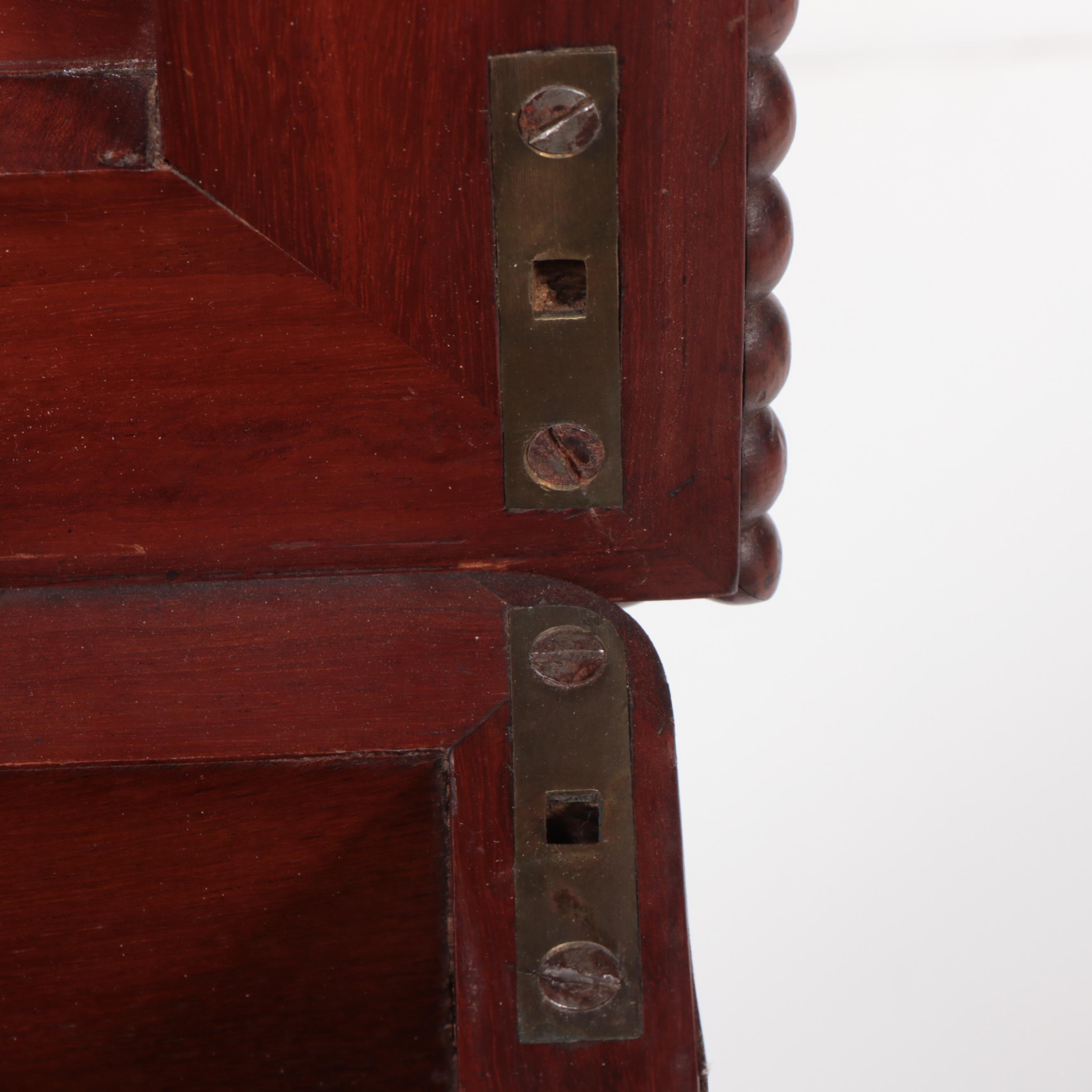 Louis Philippe Mahogany Lift-Lid Sewing Stand, Mid-19th Century