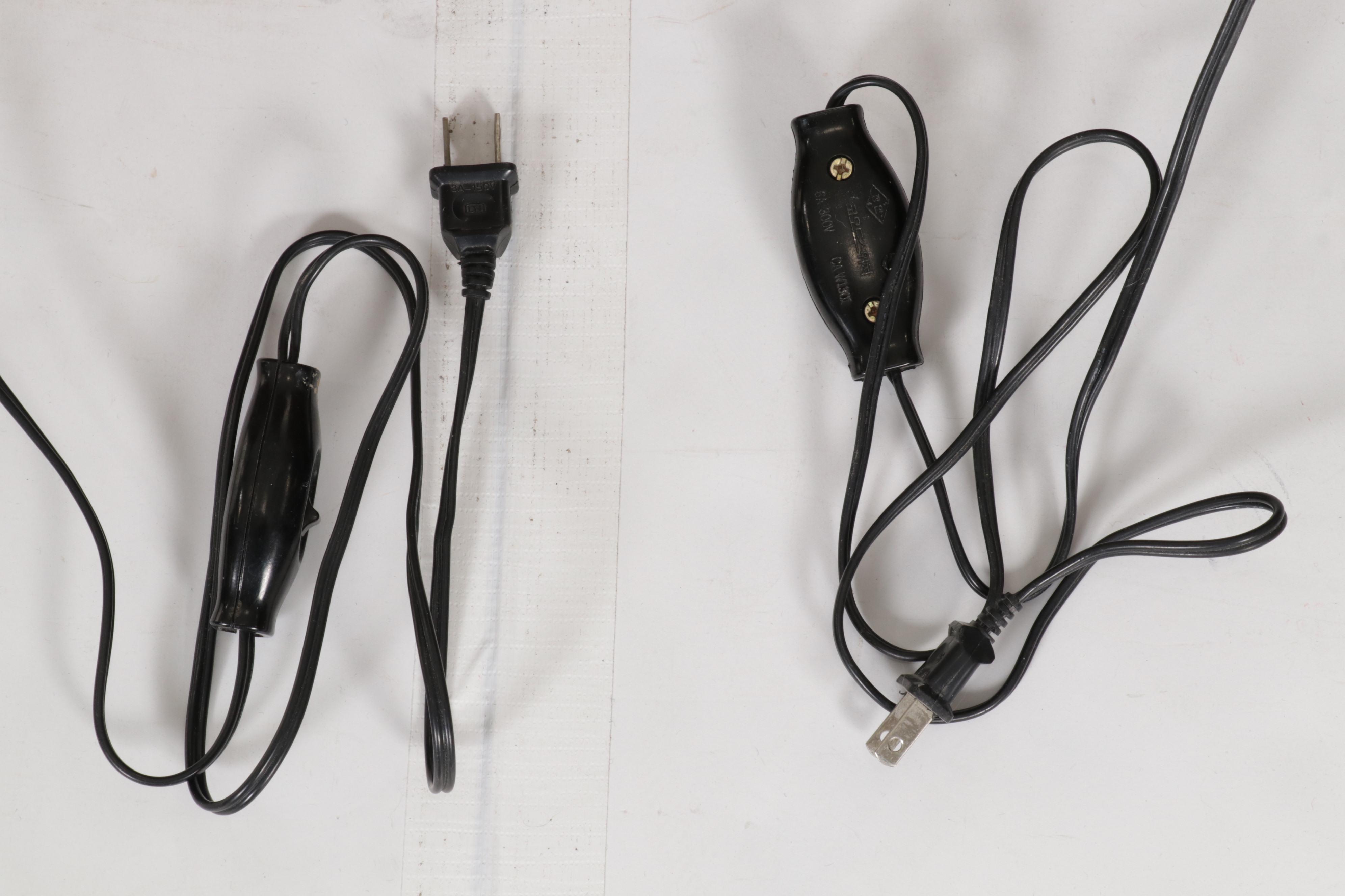 Pair of Chinese Carved Wood Lantern Style Lamps