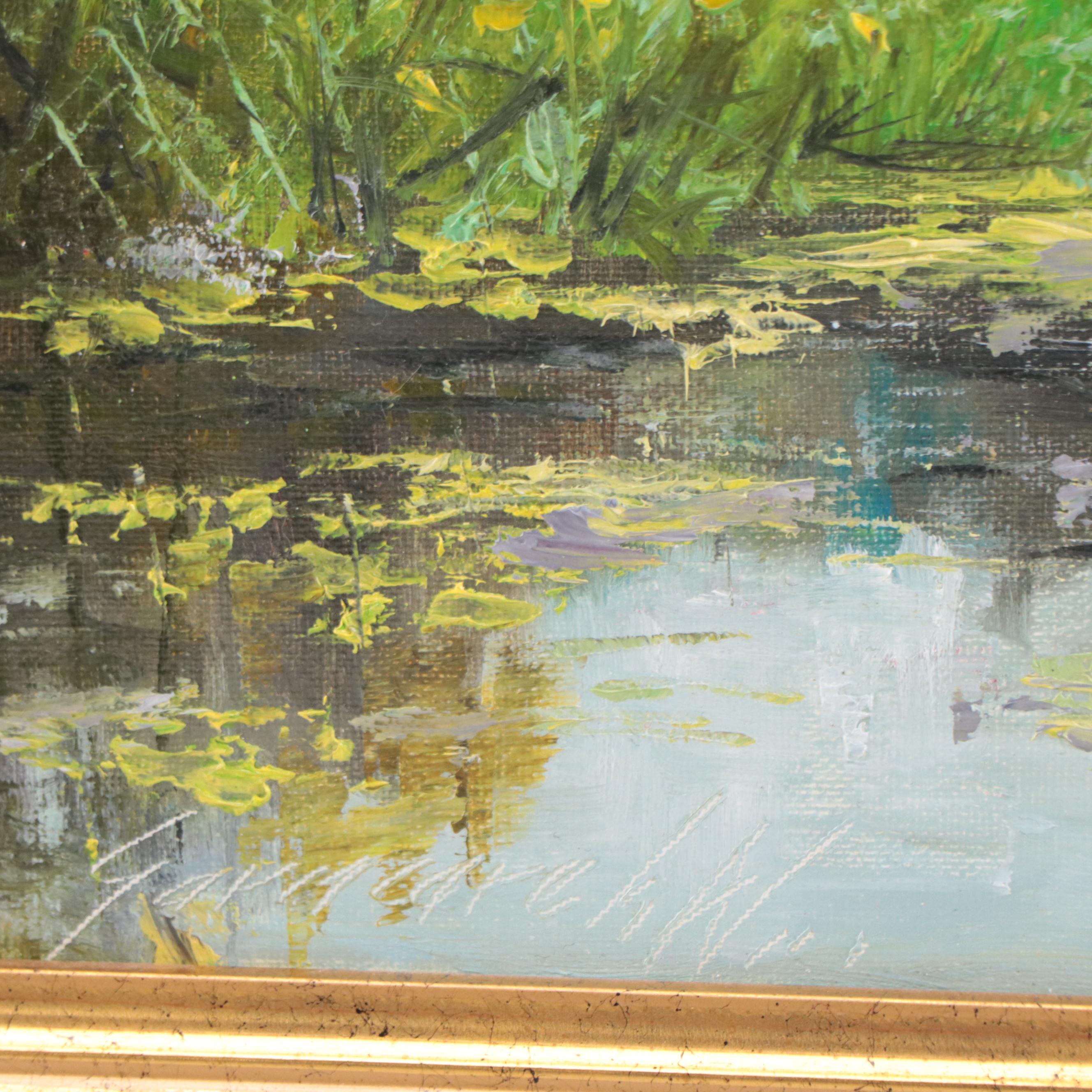 Garncarek Aleksander Landscape Oil Painting "Na Biegu," 2019