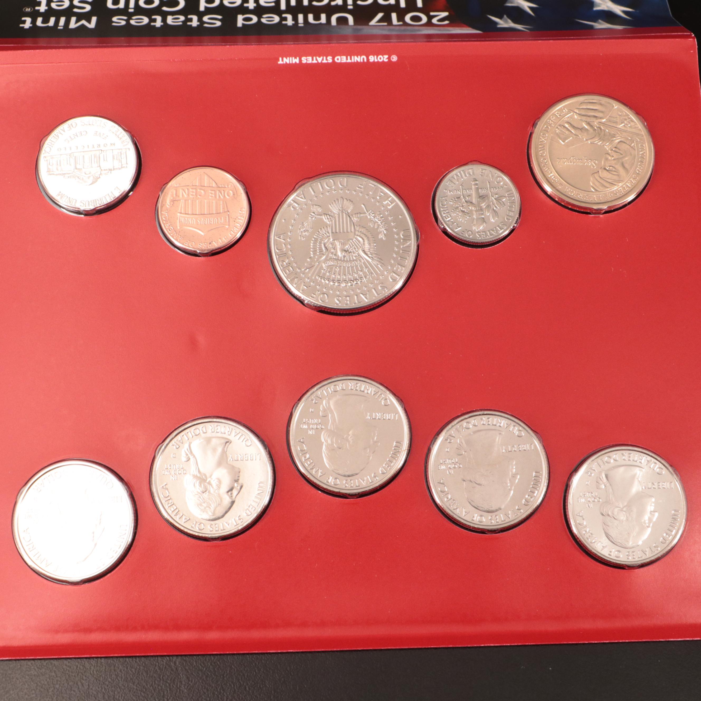 Collection of Three U.S. Uncirculated Mint Sets