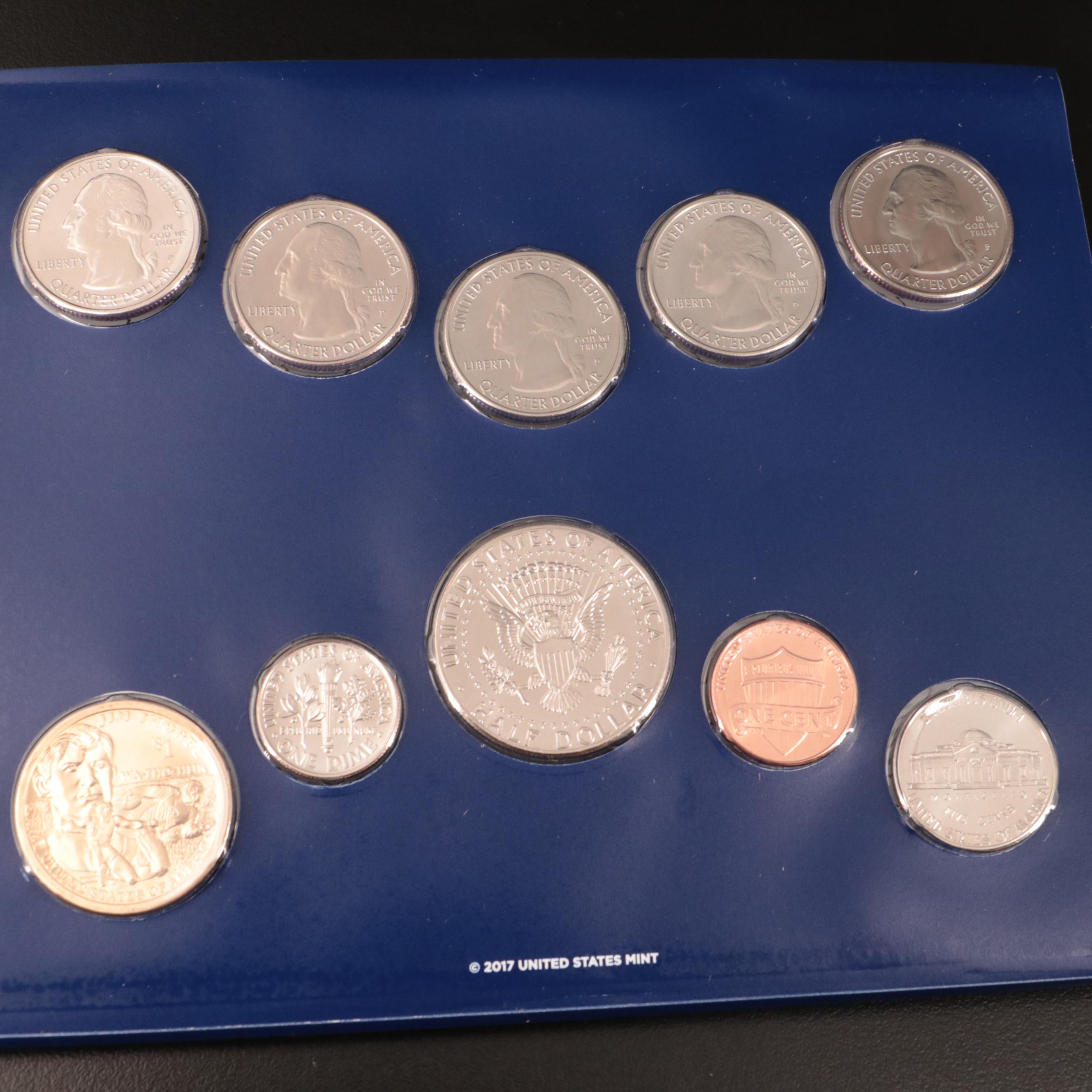 Collection of Three U.S. Uncirculated Mint Sets
