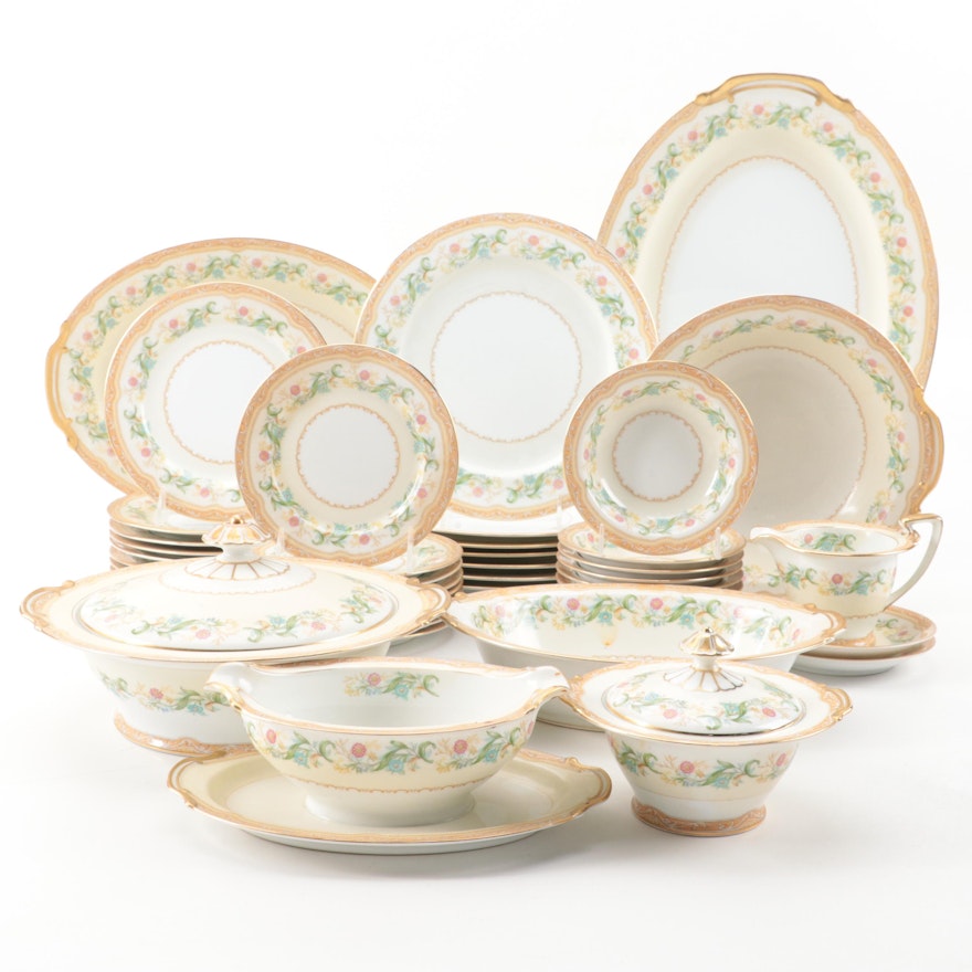 Noritake "Moselle" Dinnerware and Table Accessories, Mid to Late 20th Century