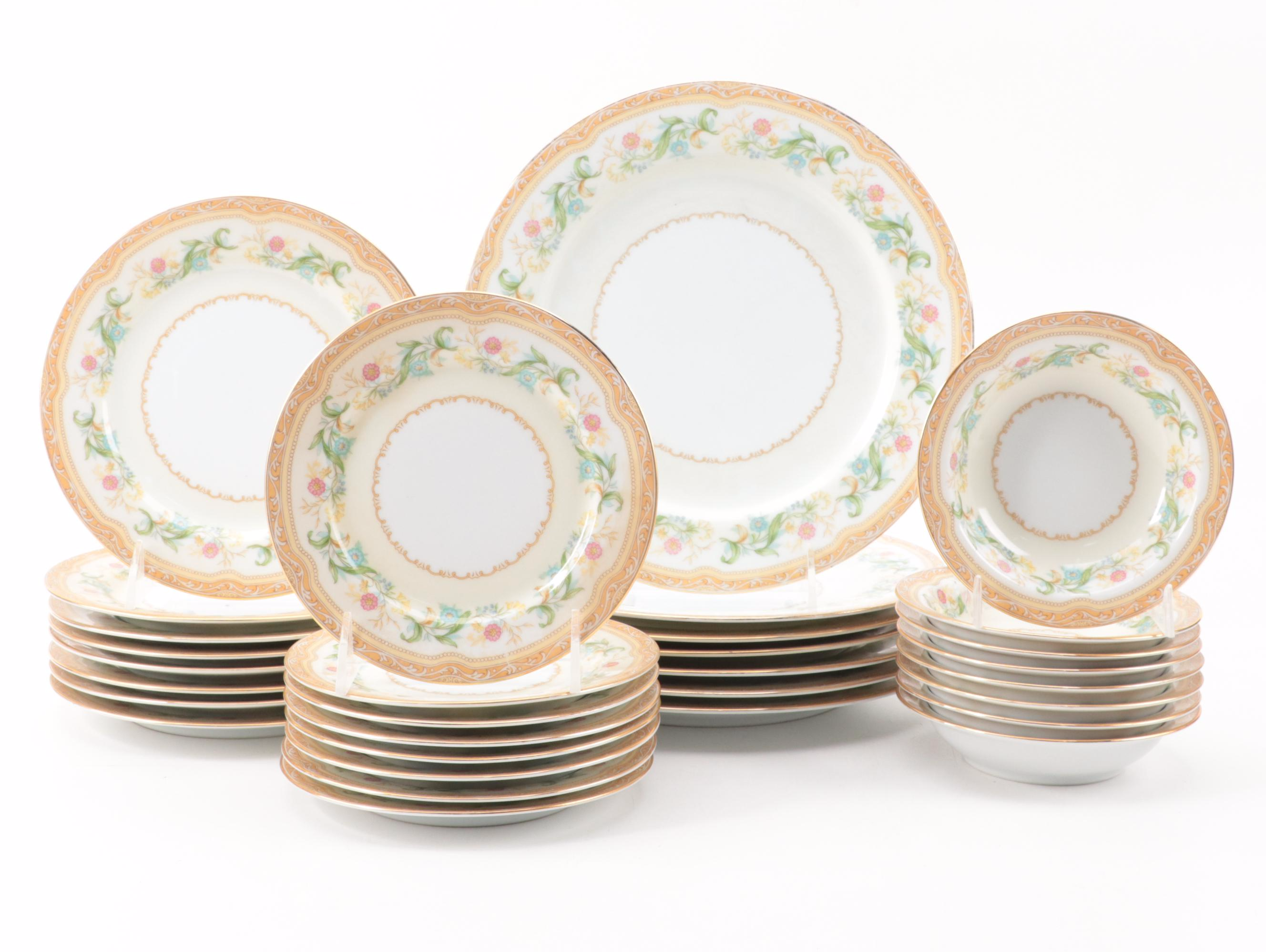 Noritake "Moselle" Dinnerware and Table Accessories, Mid to Late 20th Century