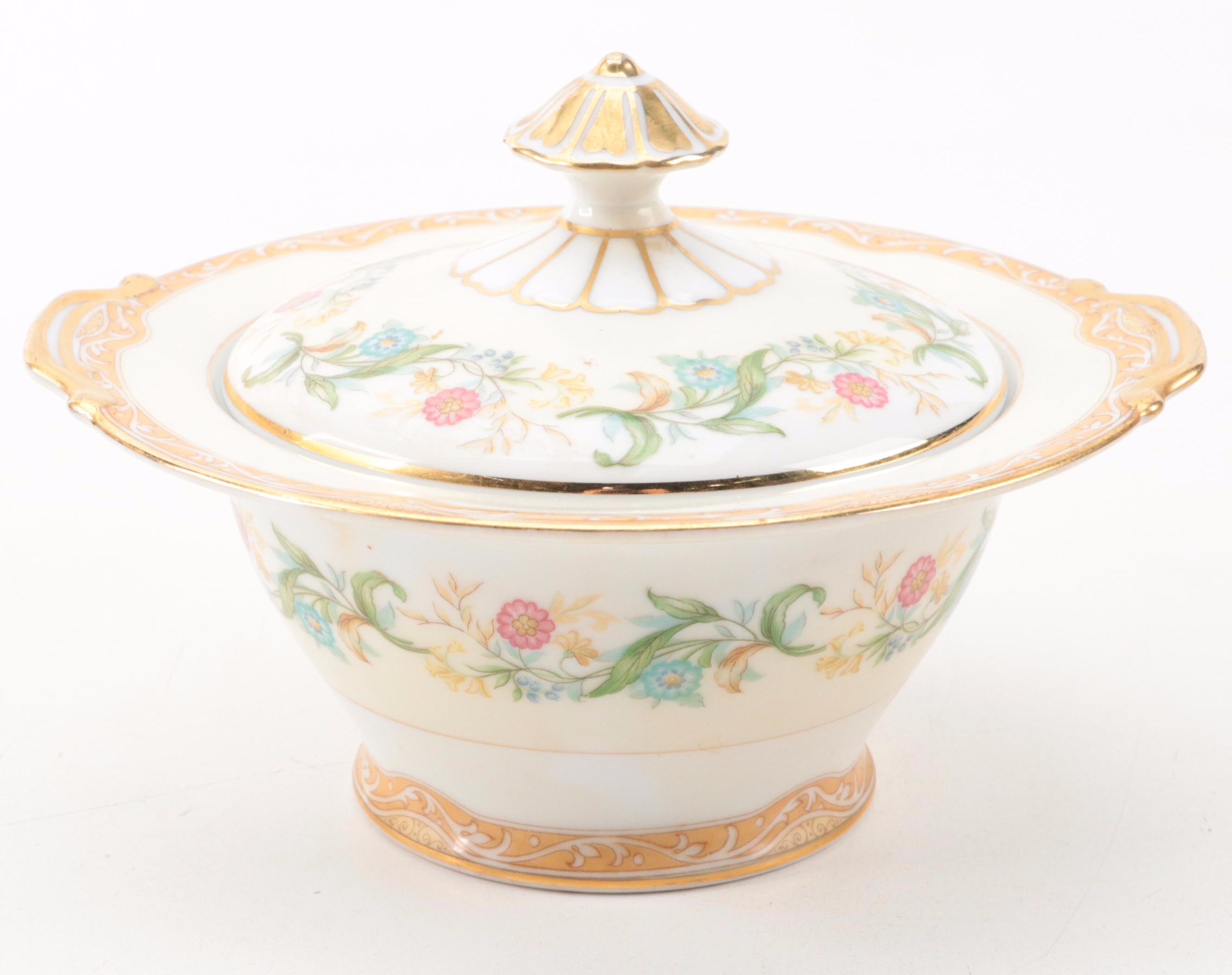 Noritake "Moselle" Dinnerware and Table Accessories, Mid to Late 20th Century