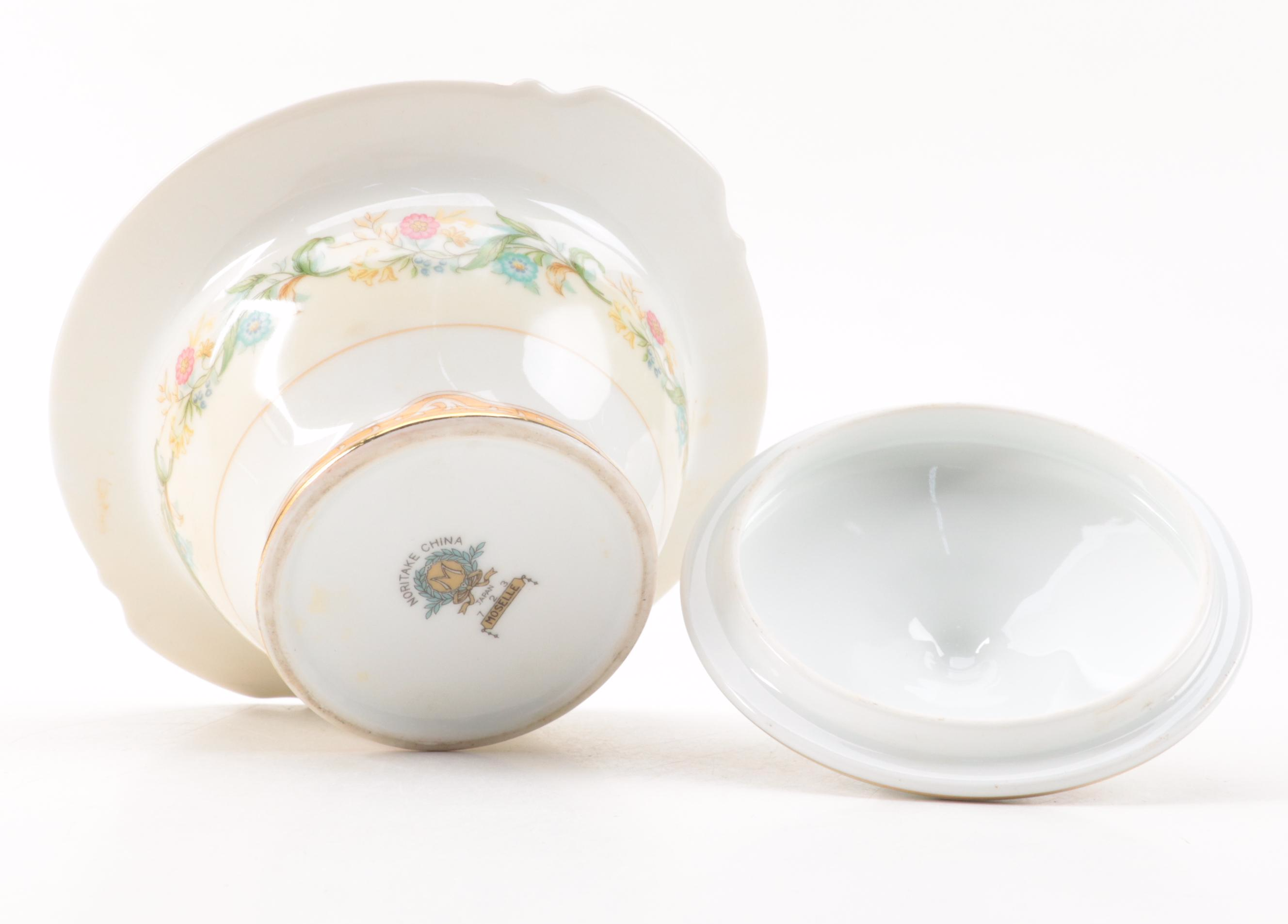 Noritake "Moselle" Dinnerware and Table Accessories, Mid to Late 20th Century