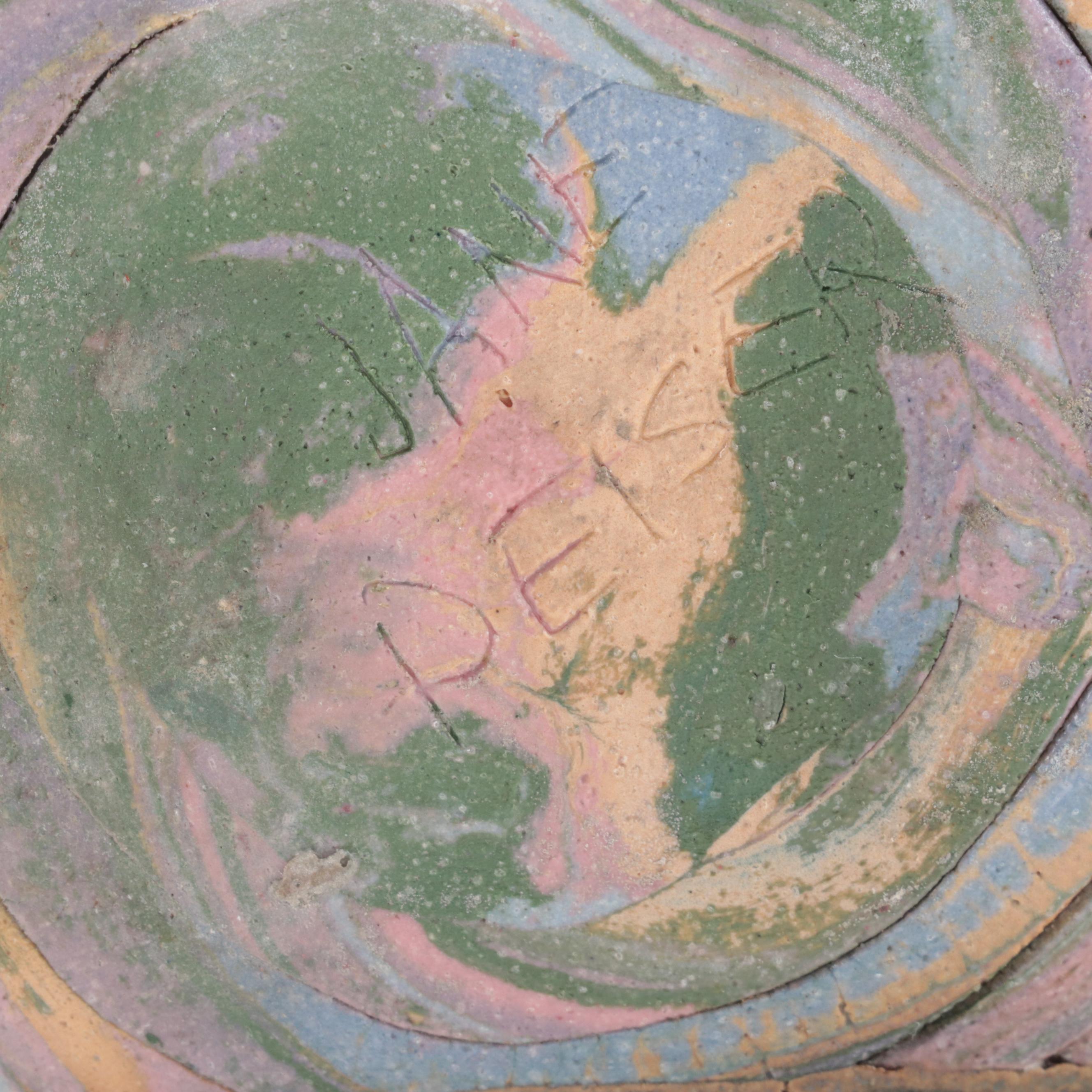 Jane Goslin Peiser Multi-Colored Ceramic Vase