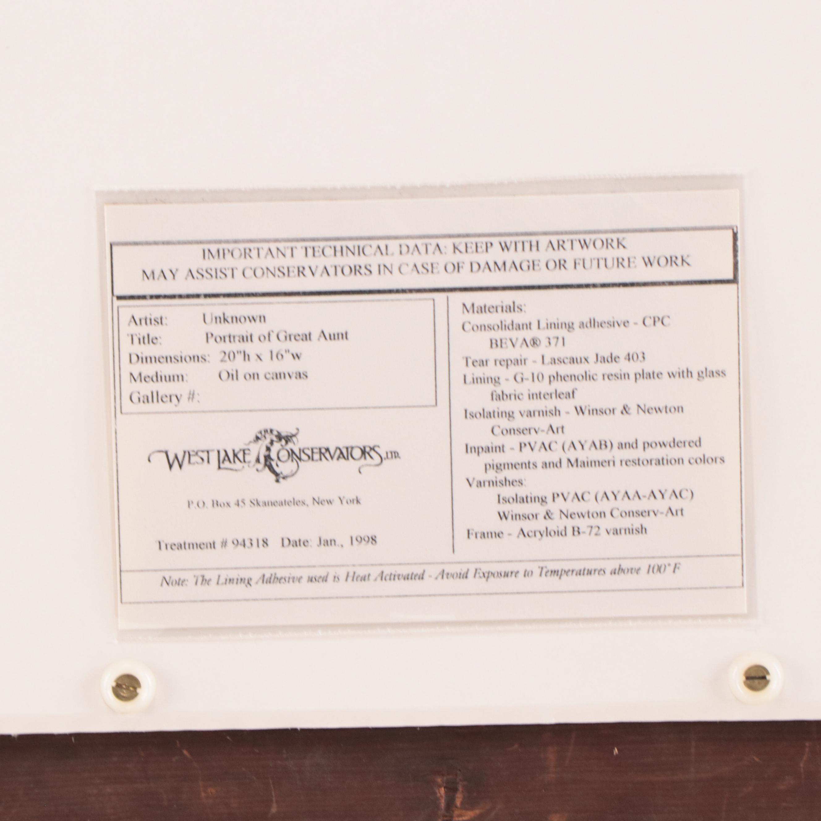 American Oil Painting of Child Portrait, Mid-19th Century