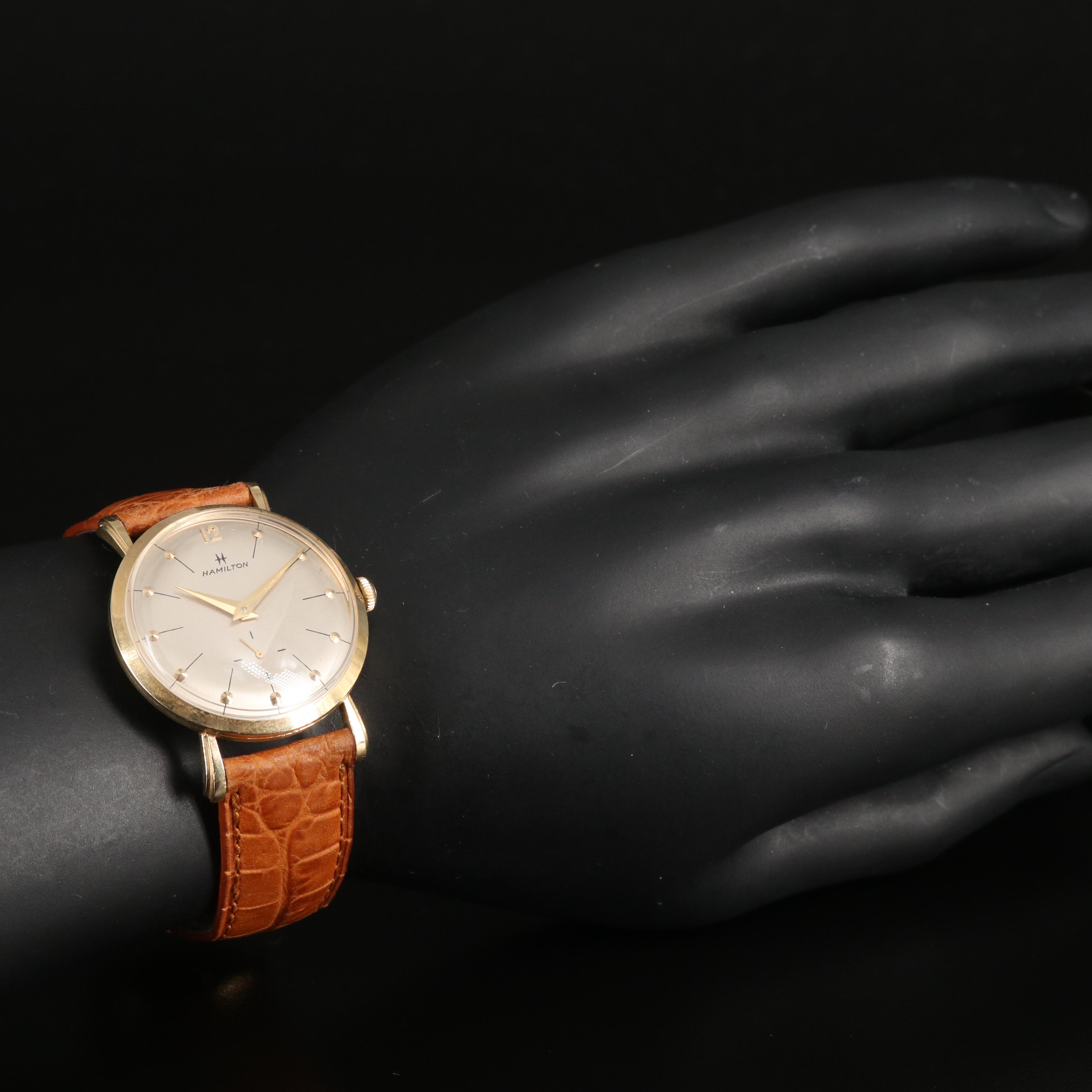 Vintage Hamilton 14K Stem Wind Watch