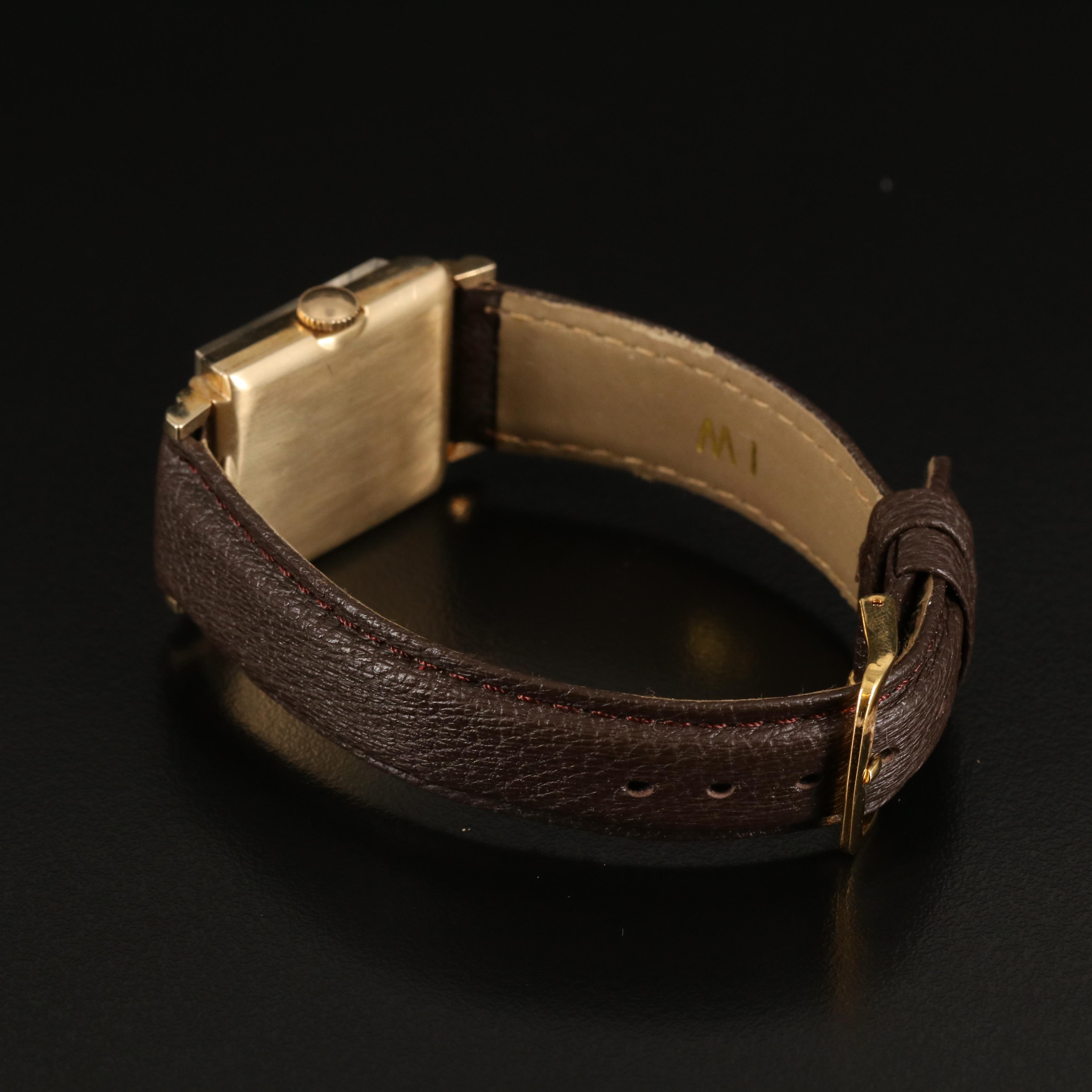 Vintage 14K Hamilton "Glenn" Stem Wind Watch