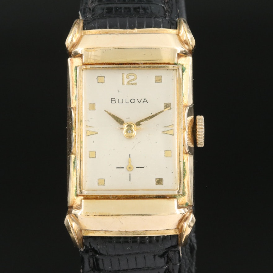 1956 Bulova Stem Wind Wristwatch