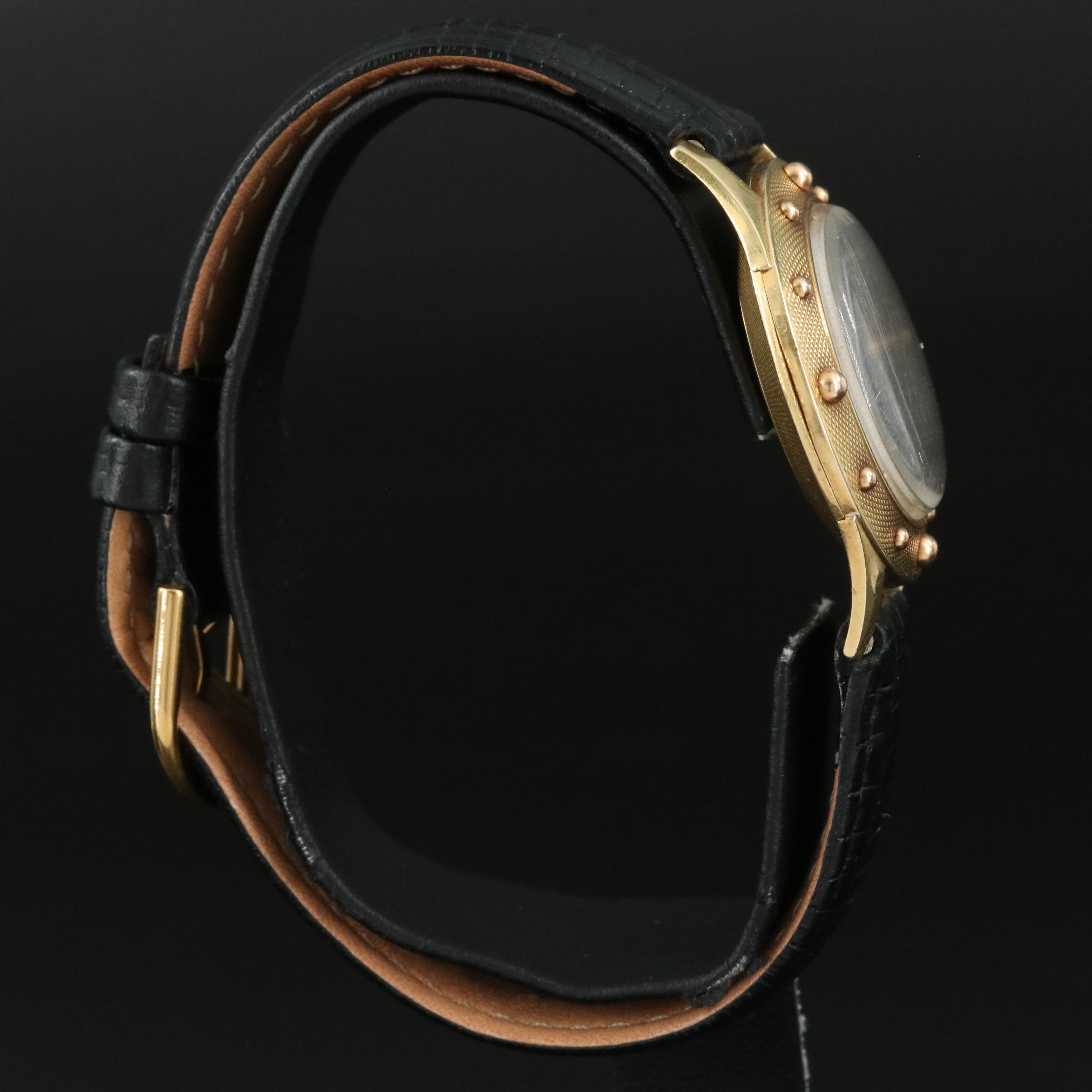 18K Juvenia Swiss Stem Wind Vintage Watch