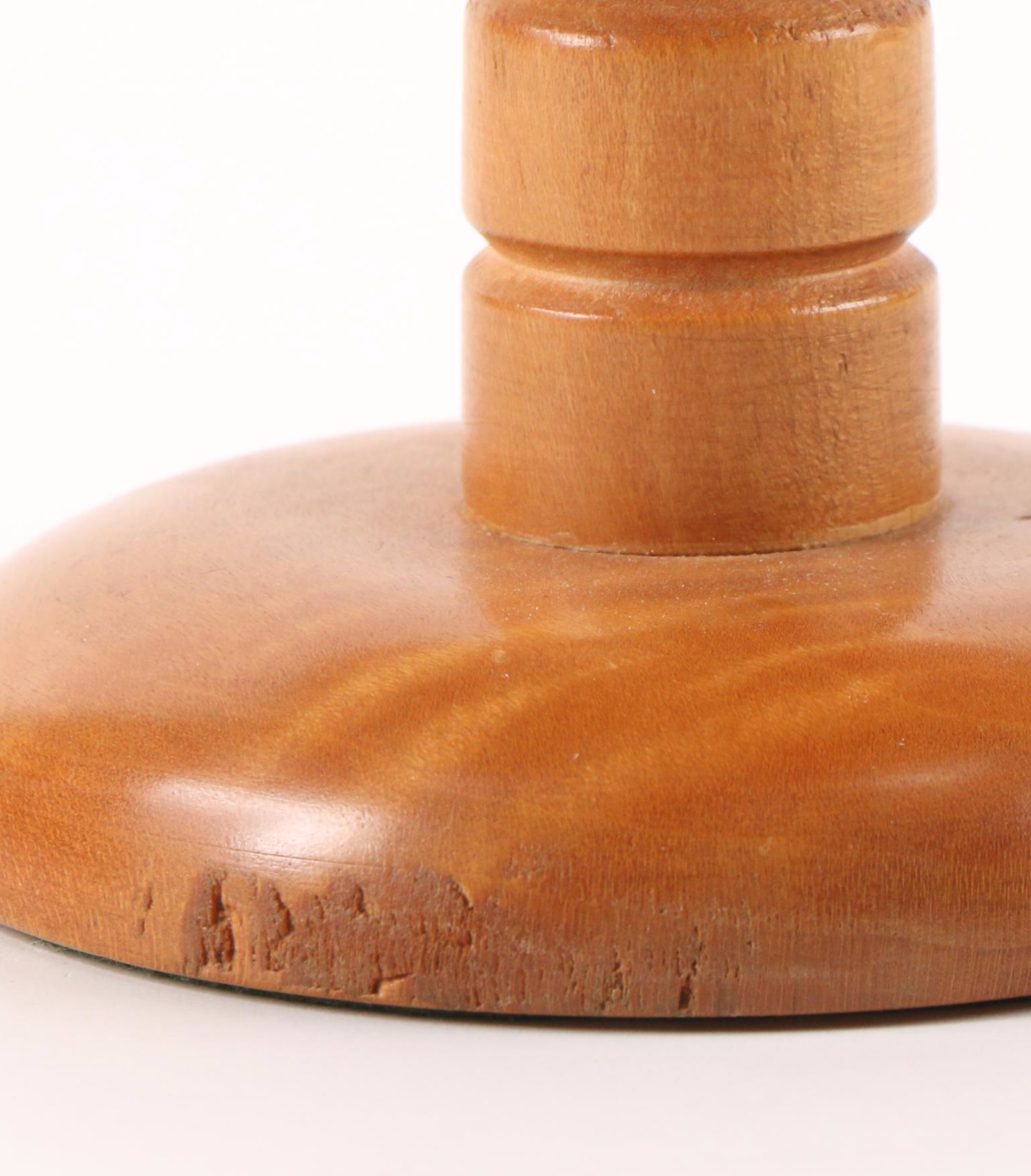 Dewey Heslep Ohio Handmade Turned Maple Wood Lidded Jar, 1964