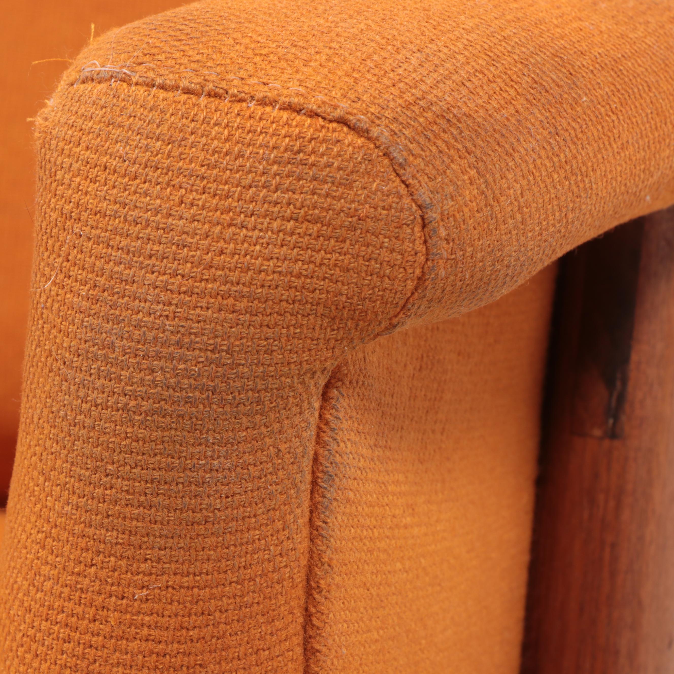 Folke Ohlsson Swedish Modern Teak Lounge Chair and Ottoman, 1960s