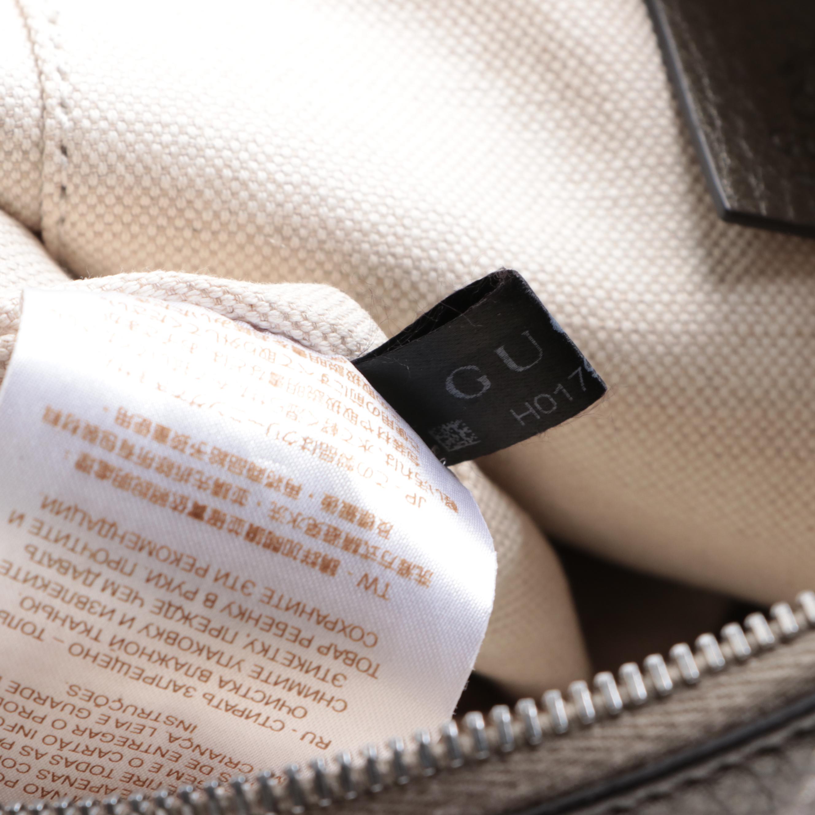 Gucci Kids Interlocking GG Handbag in Metallic Leather