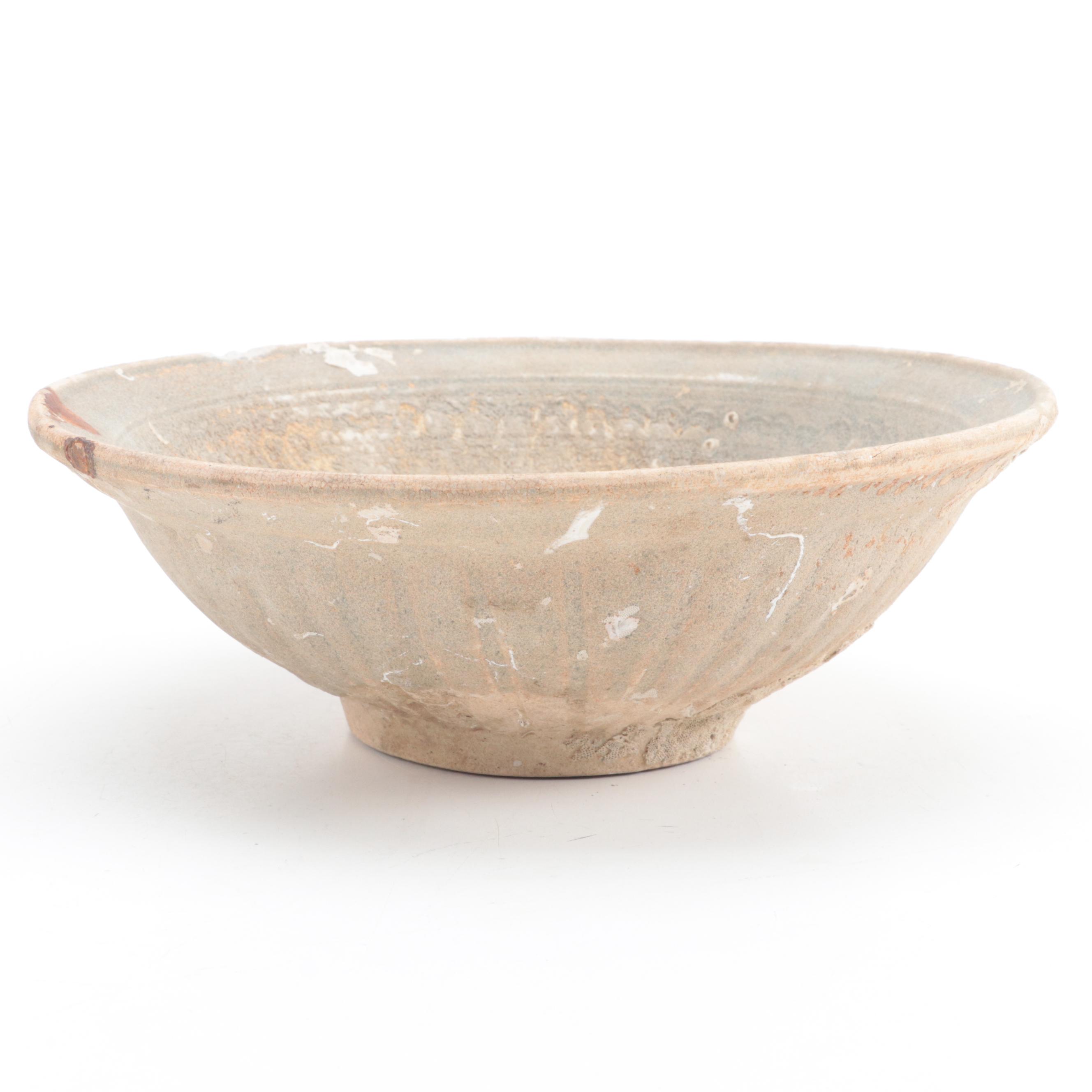 Thai Marine-Recovered Sawankhalok Kiln Celadon Glazed Bowl, 14th-16th C
