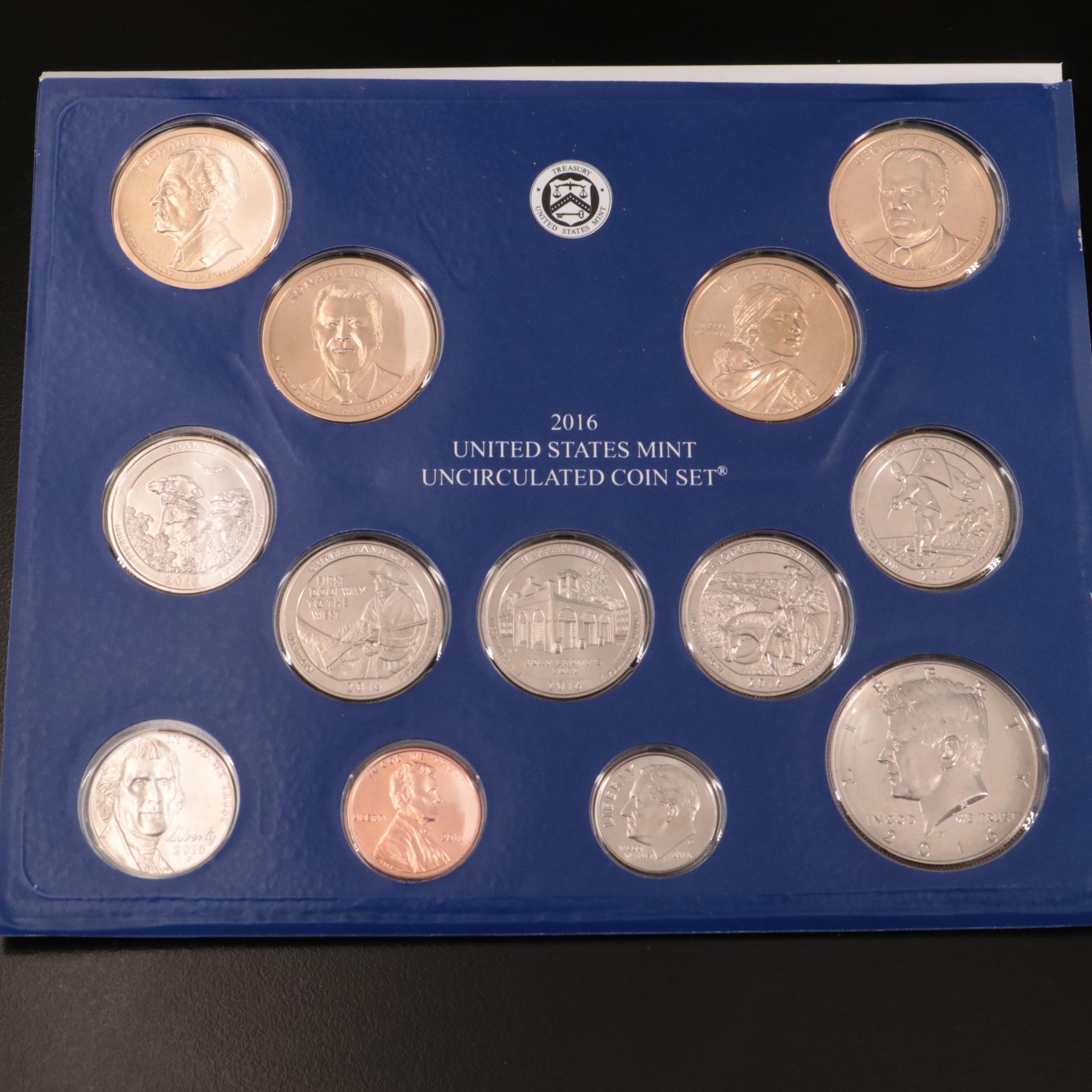 Collection of Three U.S. Uncirculated Mint Sets