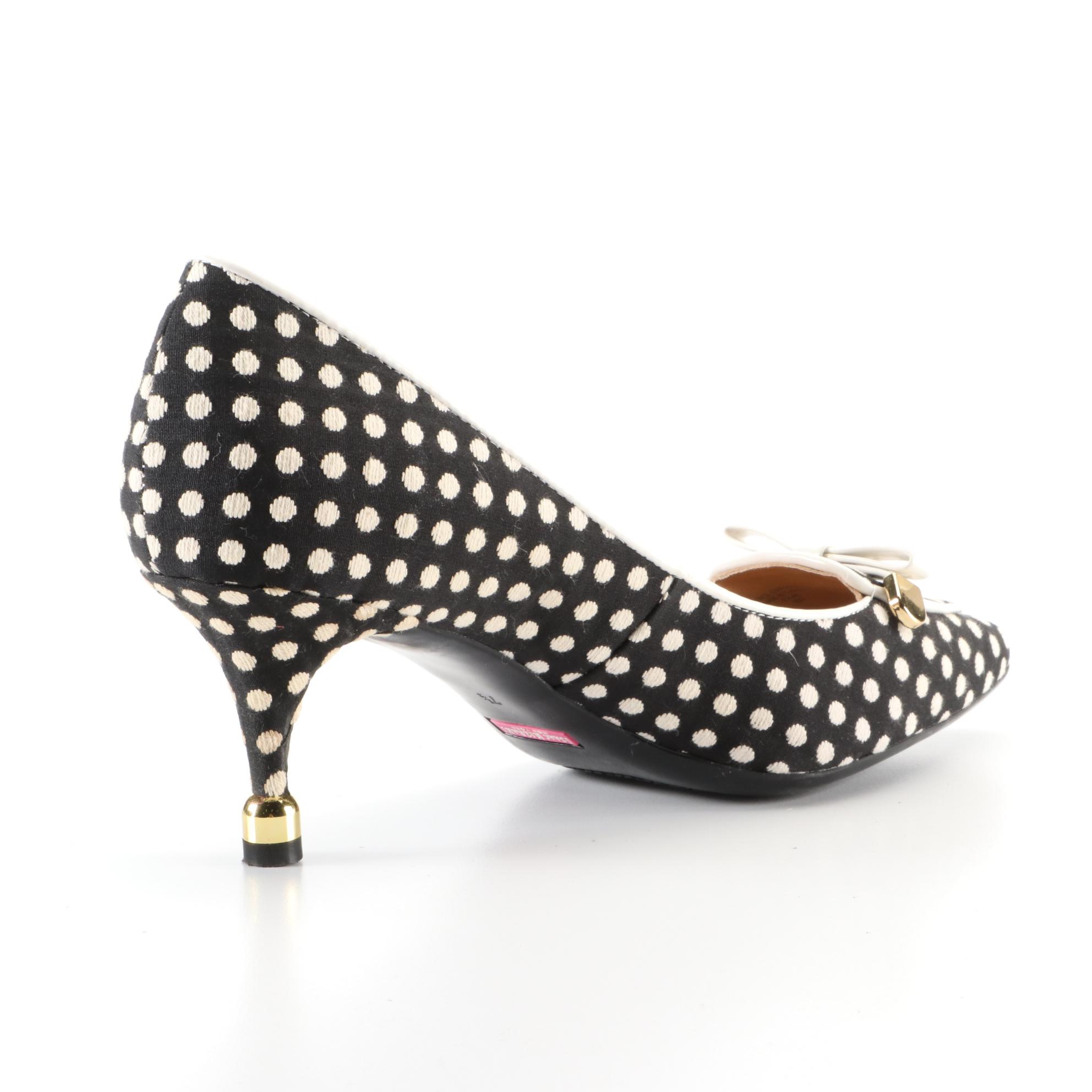 Isaac Mizrahi Polka Dot Pumps