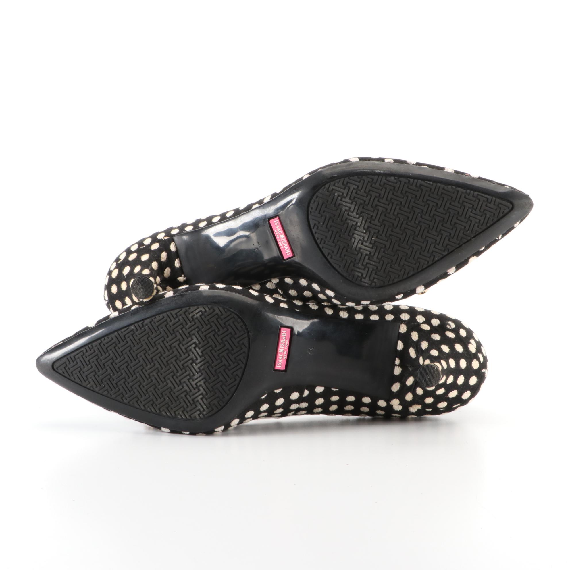 Isaac Mizrahi Polka Dot Pumps