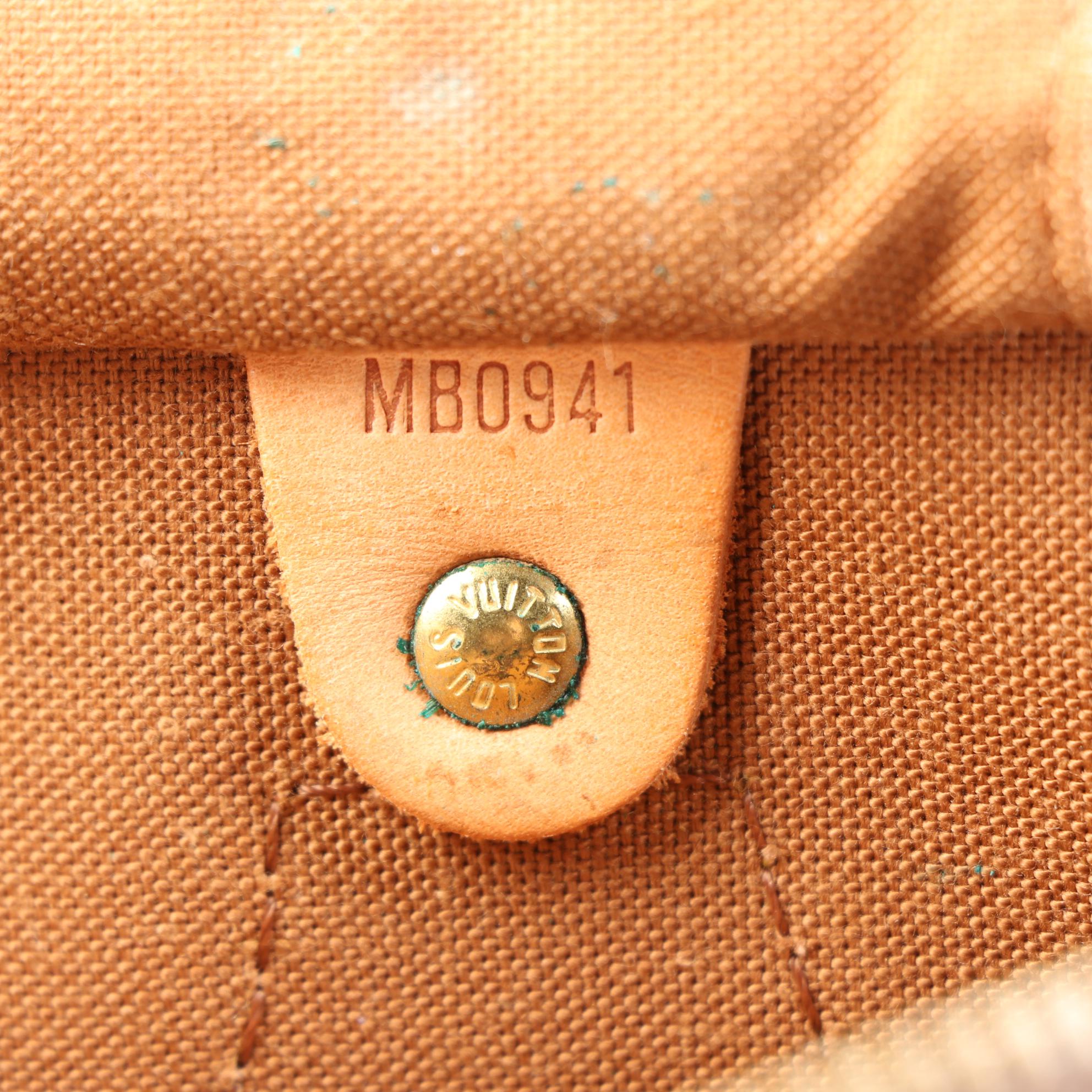 Louis Vuitton Speedy 35 in Monogram Canvas and Vachetta Leather