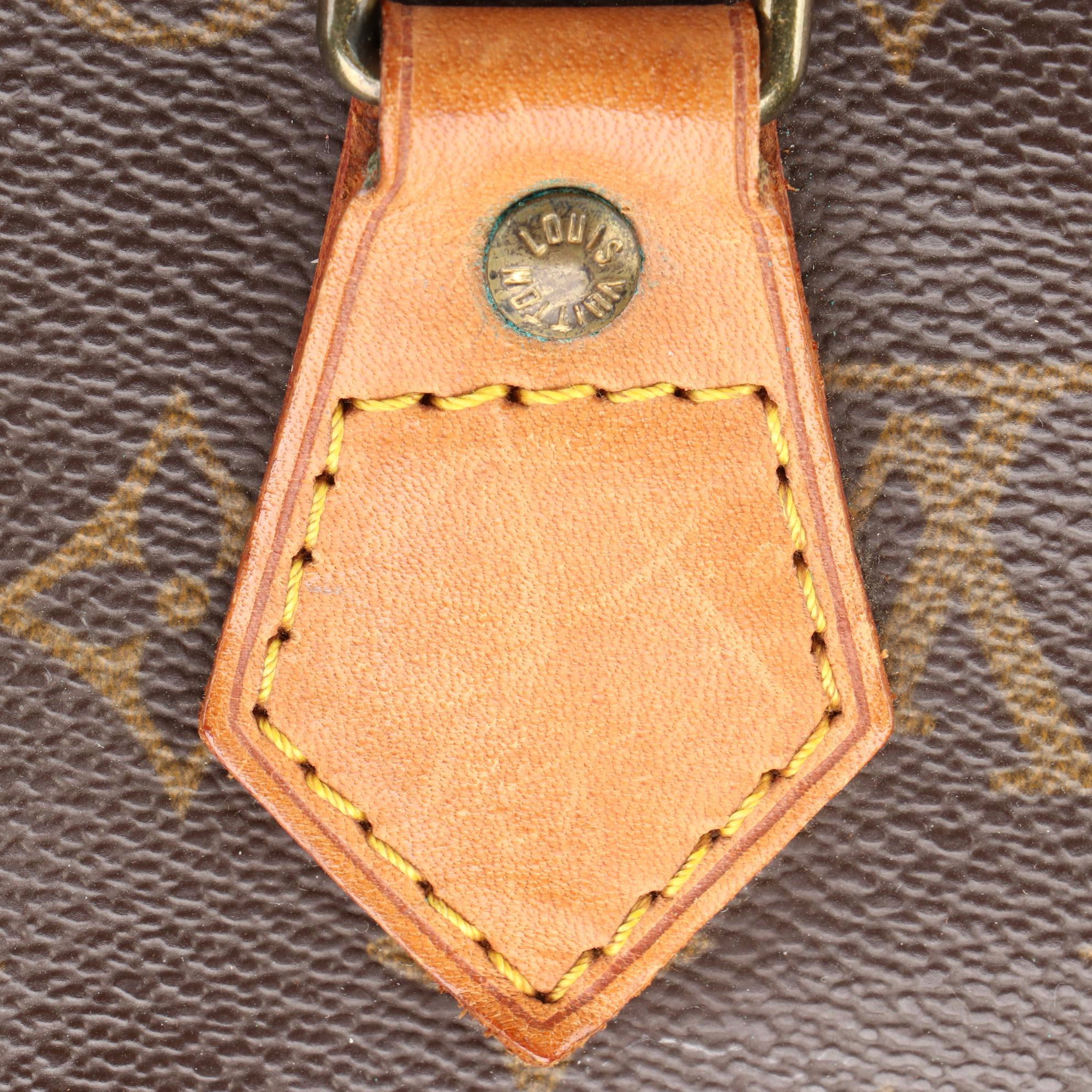 Louis Vuitton Speedy 35 in Monogram Canvas and Vachetta Leather