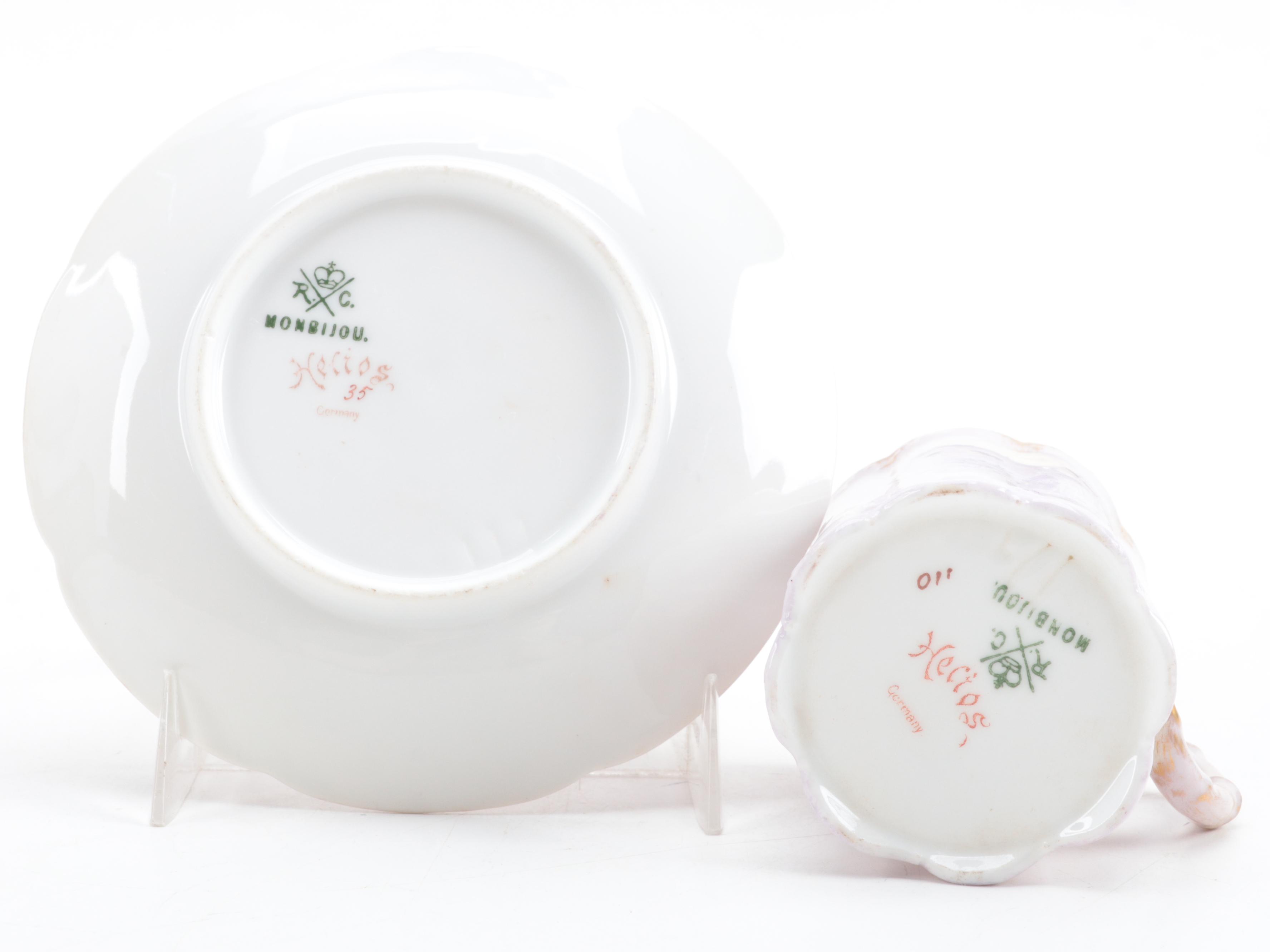 Rosenthal "Helios" Monbijou Porcelain Coffee Service, Late 19th to Early 20th C.