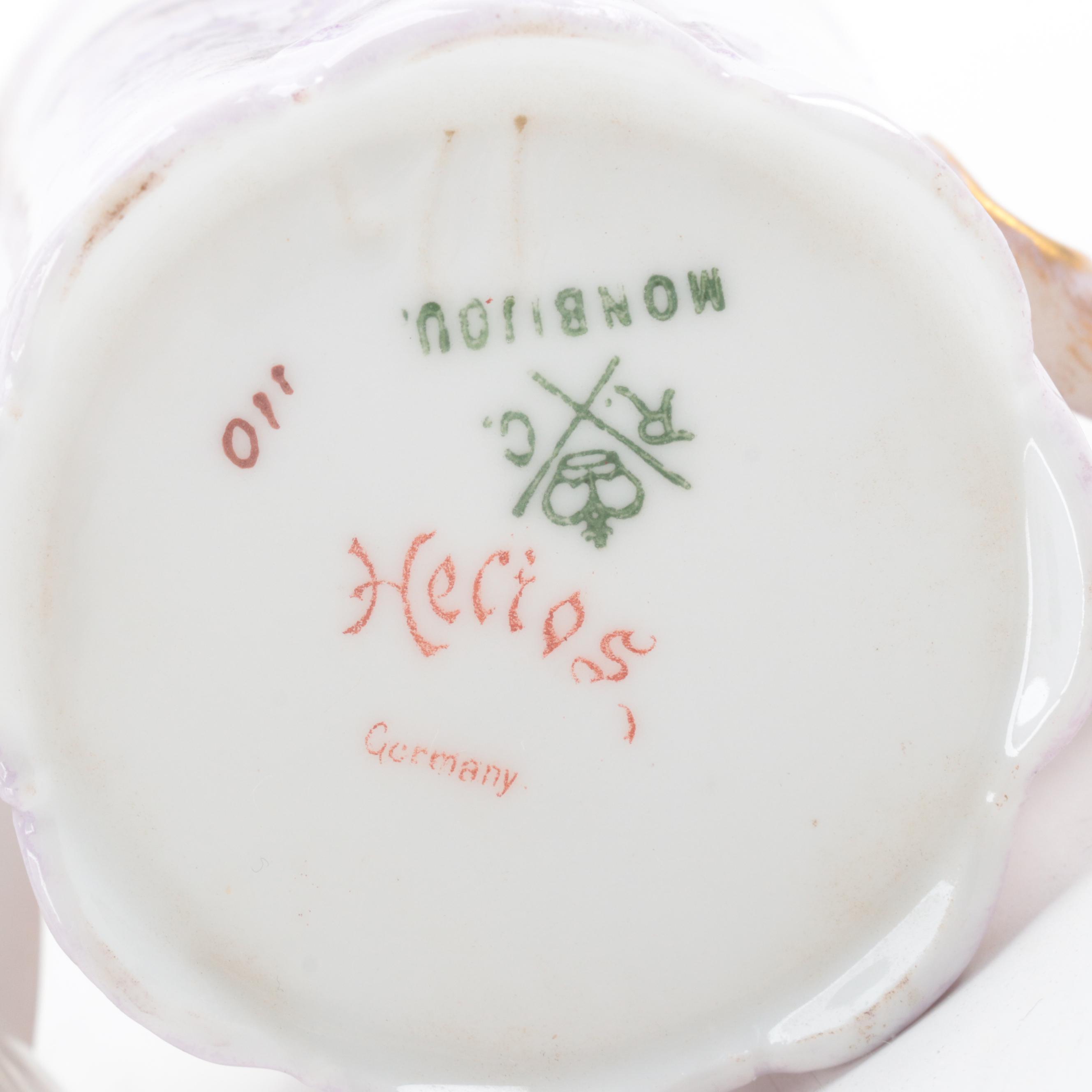 Rosenthal "Helios" Monbijou Porcelain Coffee Service, Late 19th to Early 20th C.