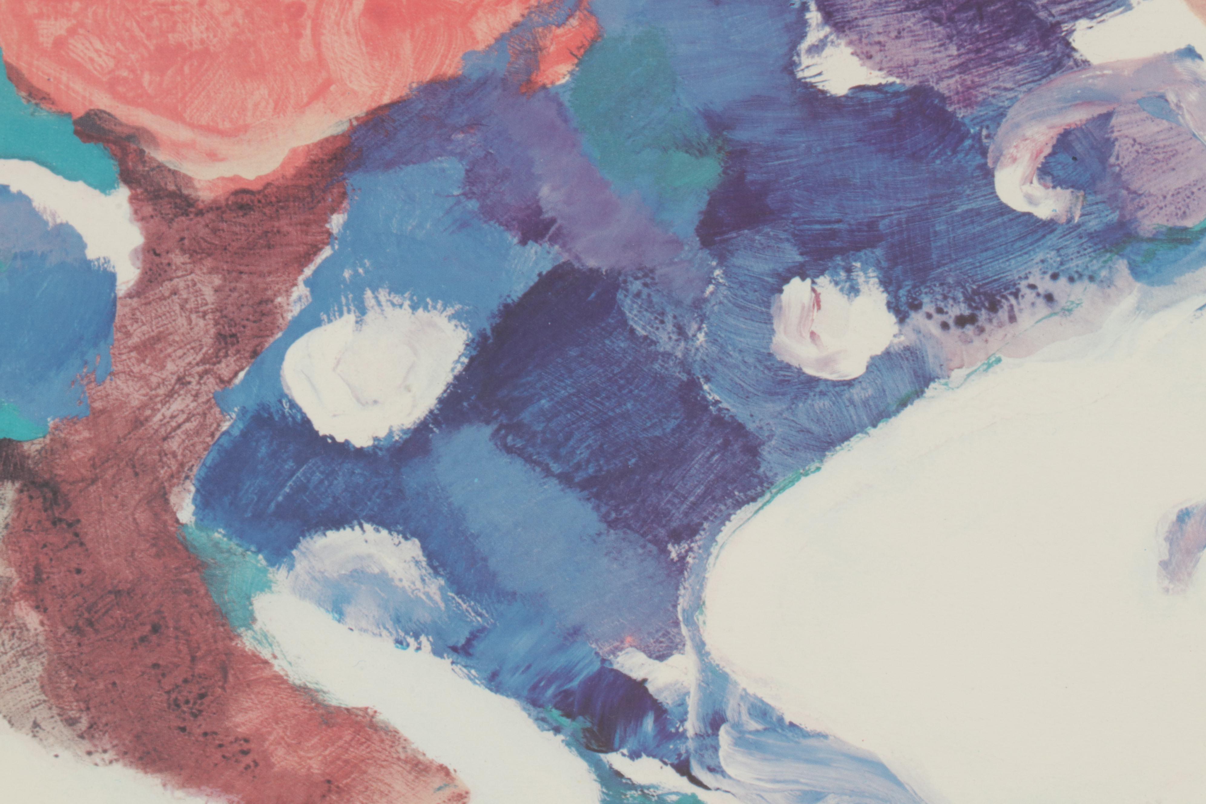 Offset Lithograph After Ronald Christensen "Windsong," Late 20th Century