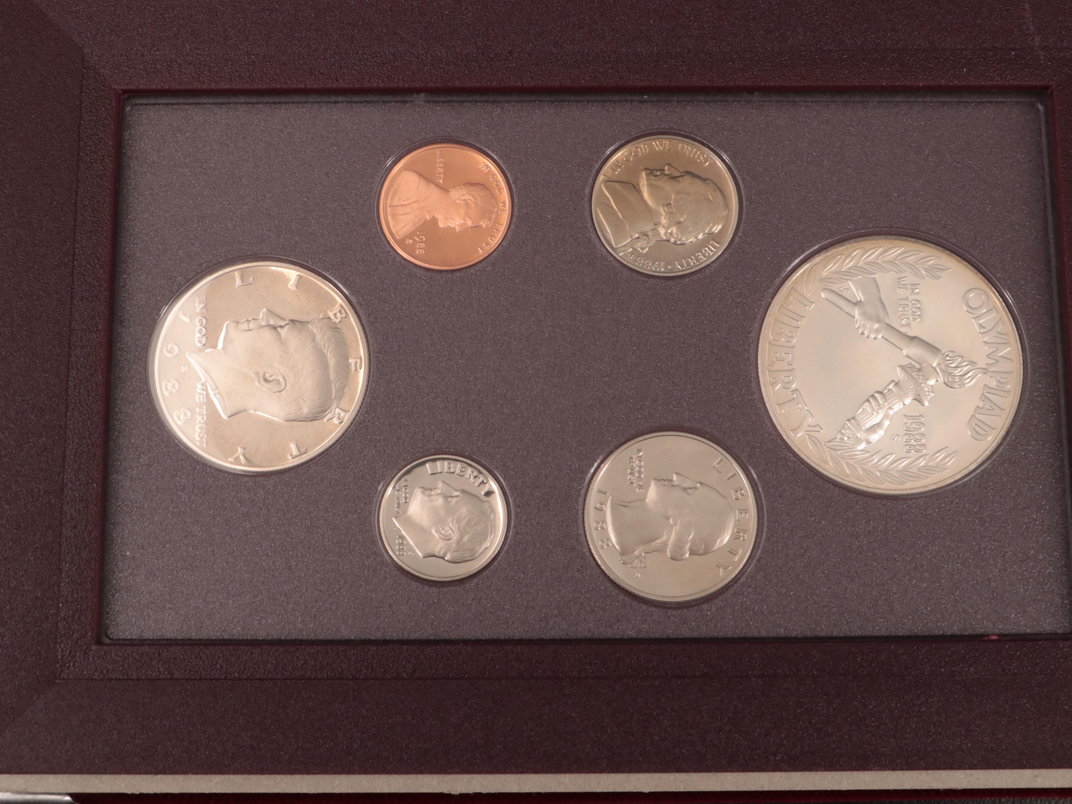 Three U.S. Mint Prestige Proof Sets Including 1991