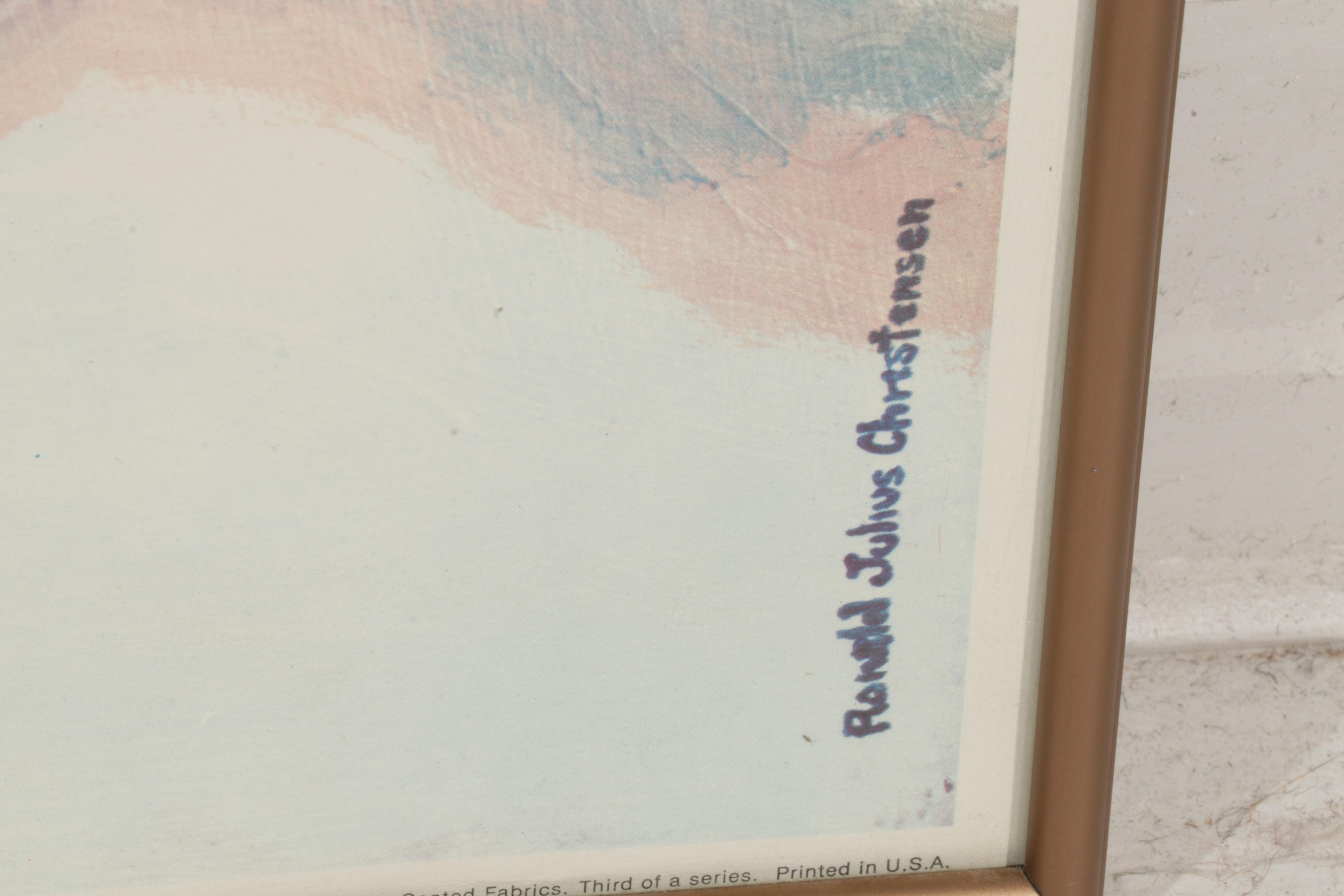 Offset Lithograph After Ronald Christensen "Windsong," Late 20th Century