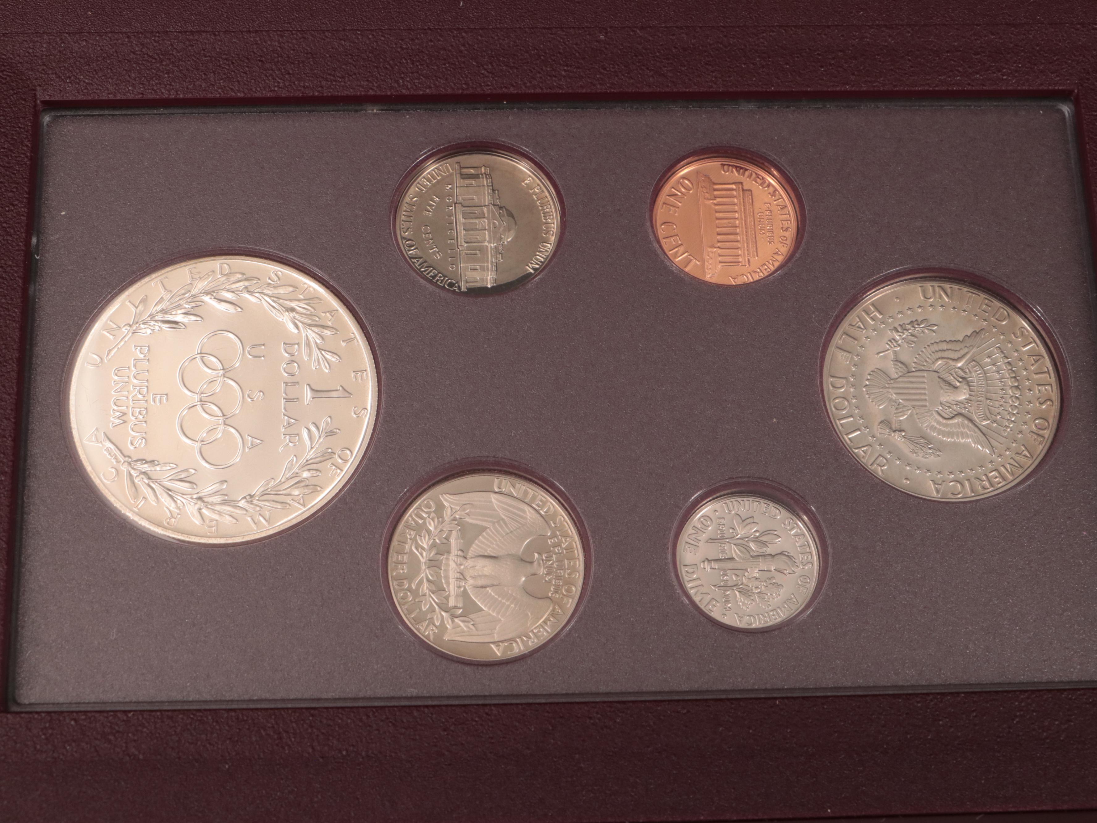 Three U.S. Mint Prestige Proof Sets Including 1991