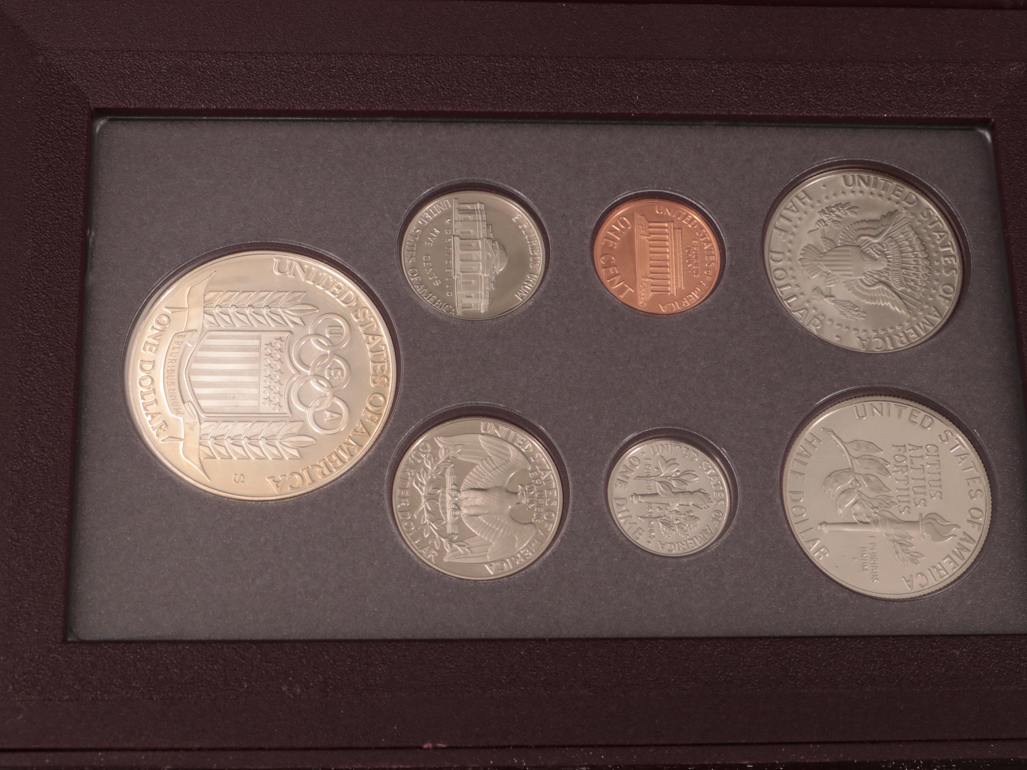 Three U.S. Mint Prestige Proof Sets Including 1991