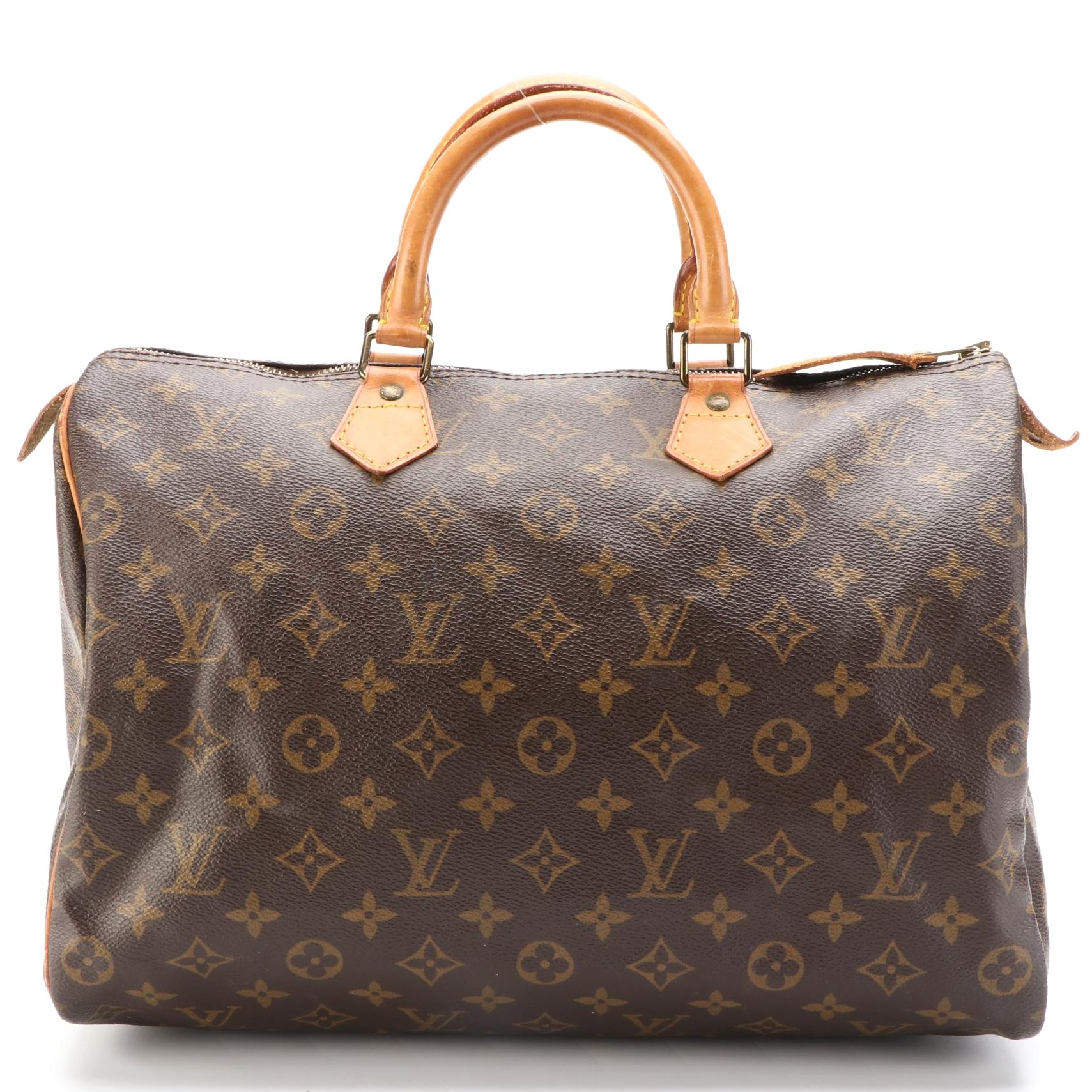 Louis Vuitton Speedy 35 in Monogram Canvas and Vachetta Leather