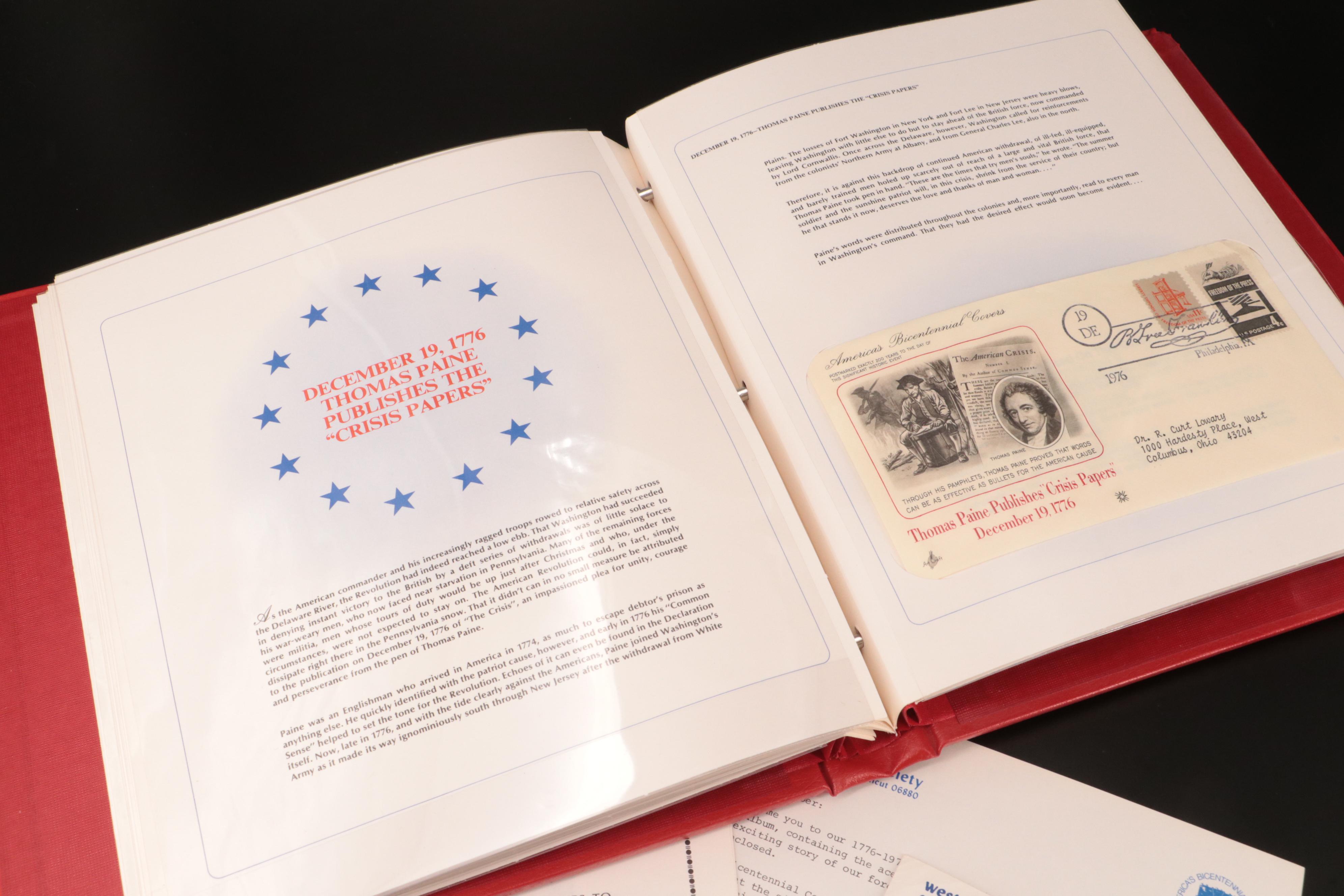 Two Albums Featuring U.S. and International First Day Covers