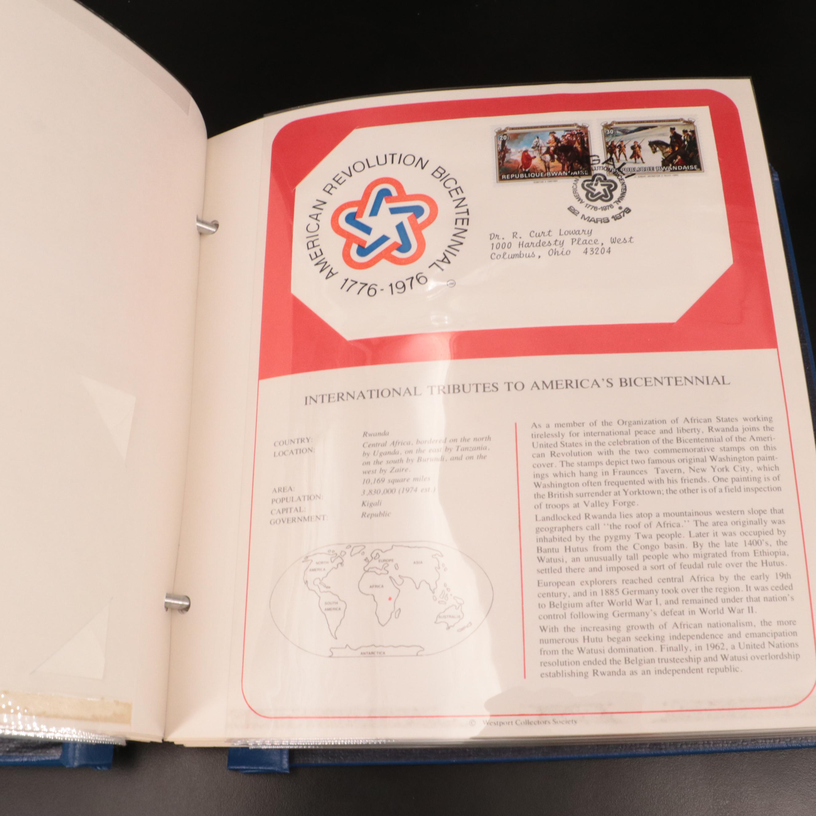 Two Albums Featuring U.S. and International First Day Covers