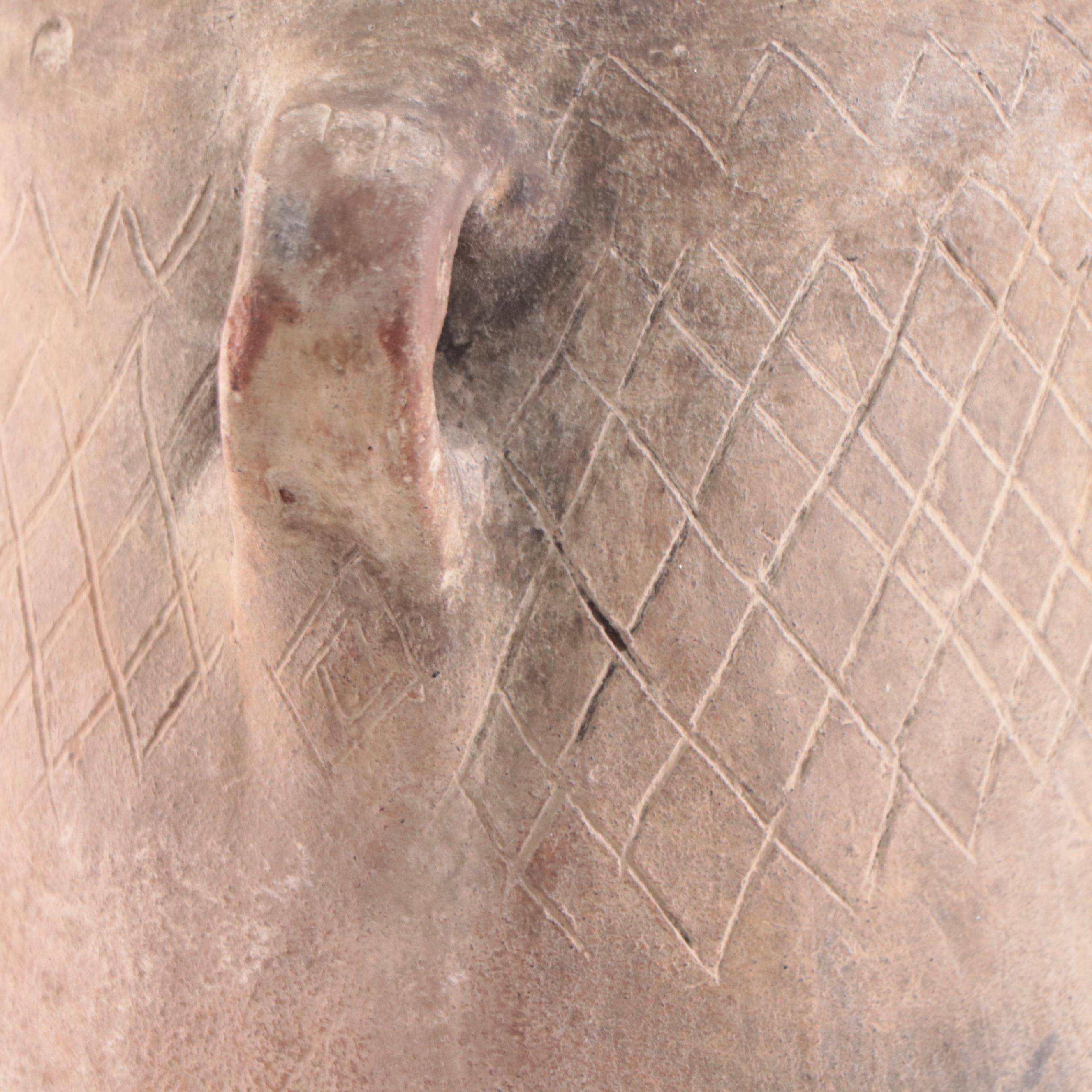 Philippines Maitum Incised Earthenware Secondary Burial Jar