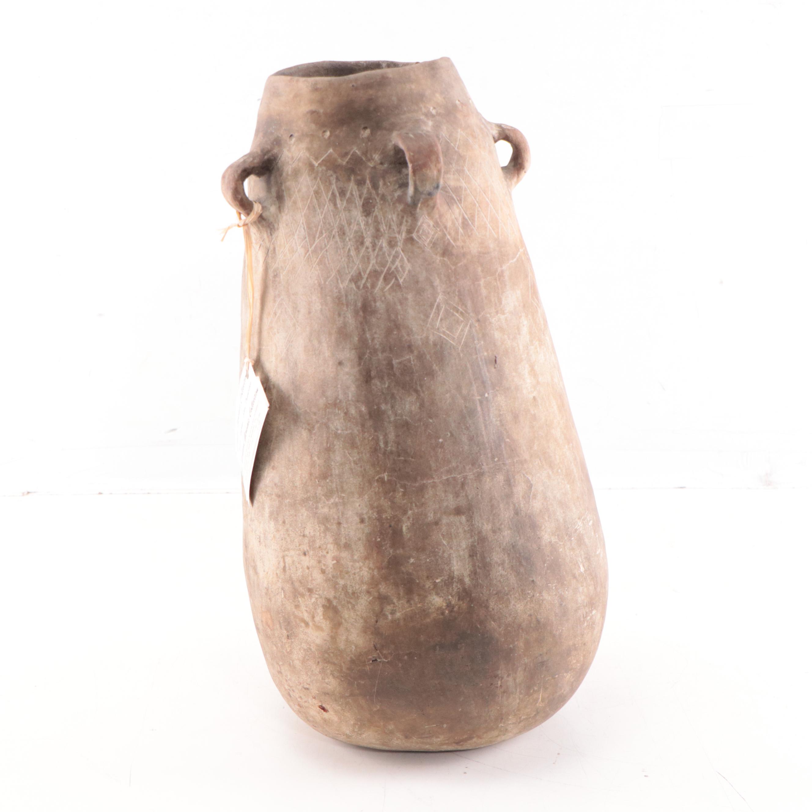 Philippines Maitum Incised Earthenware Secondary Burial Jar