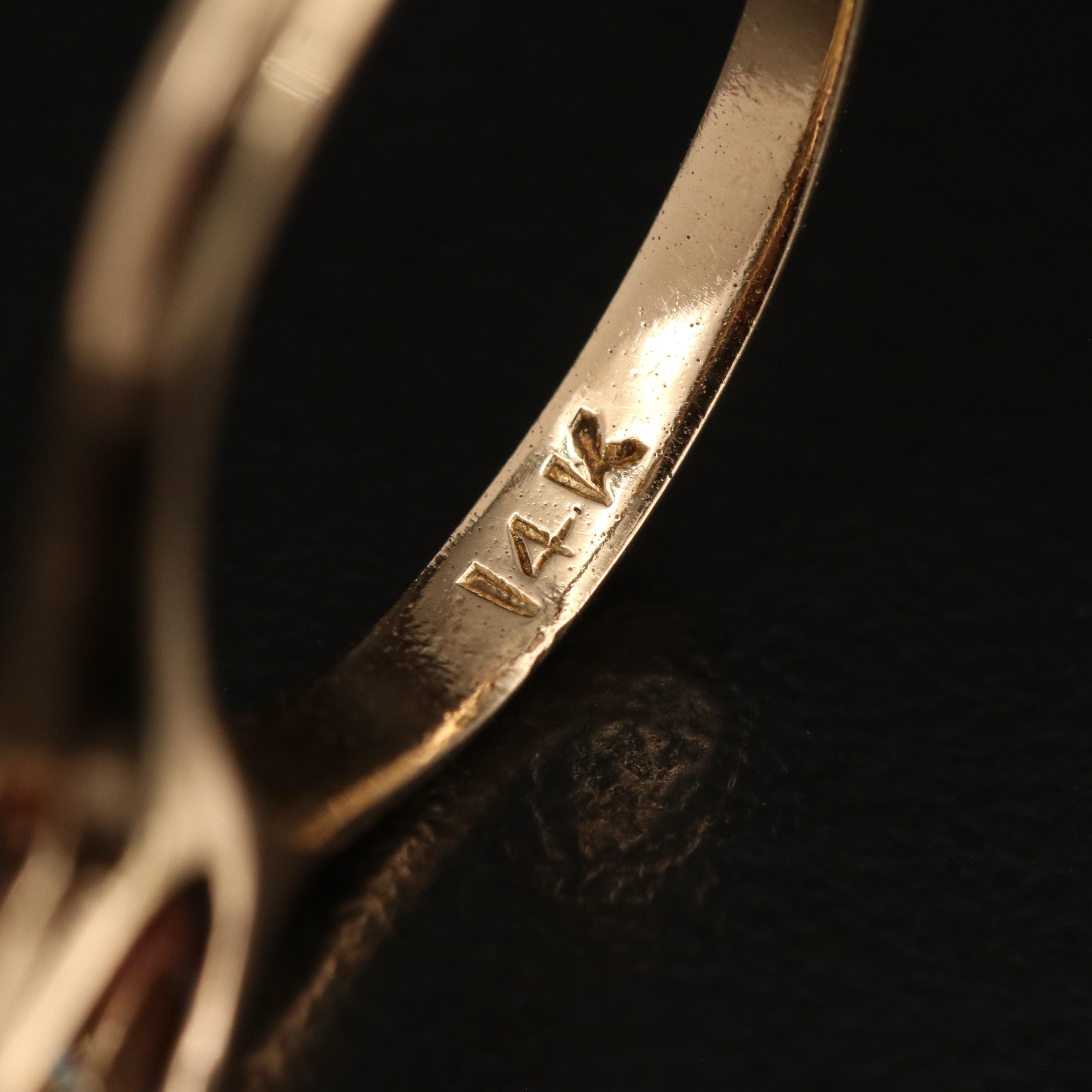 Vintage 14K 0.80 CT Diamond Ring