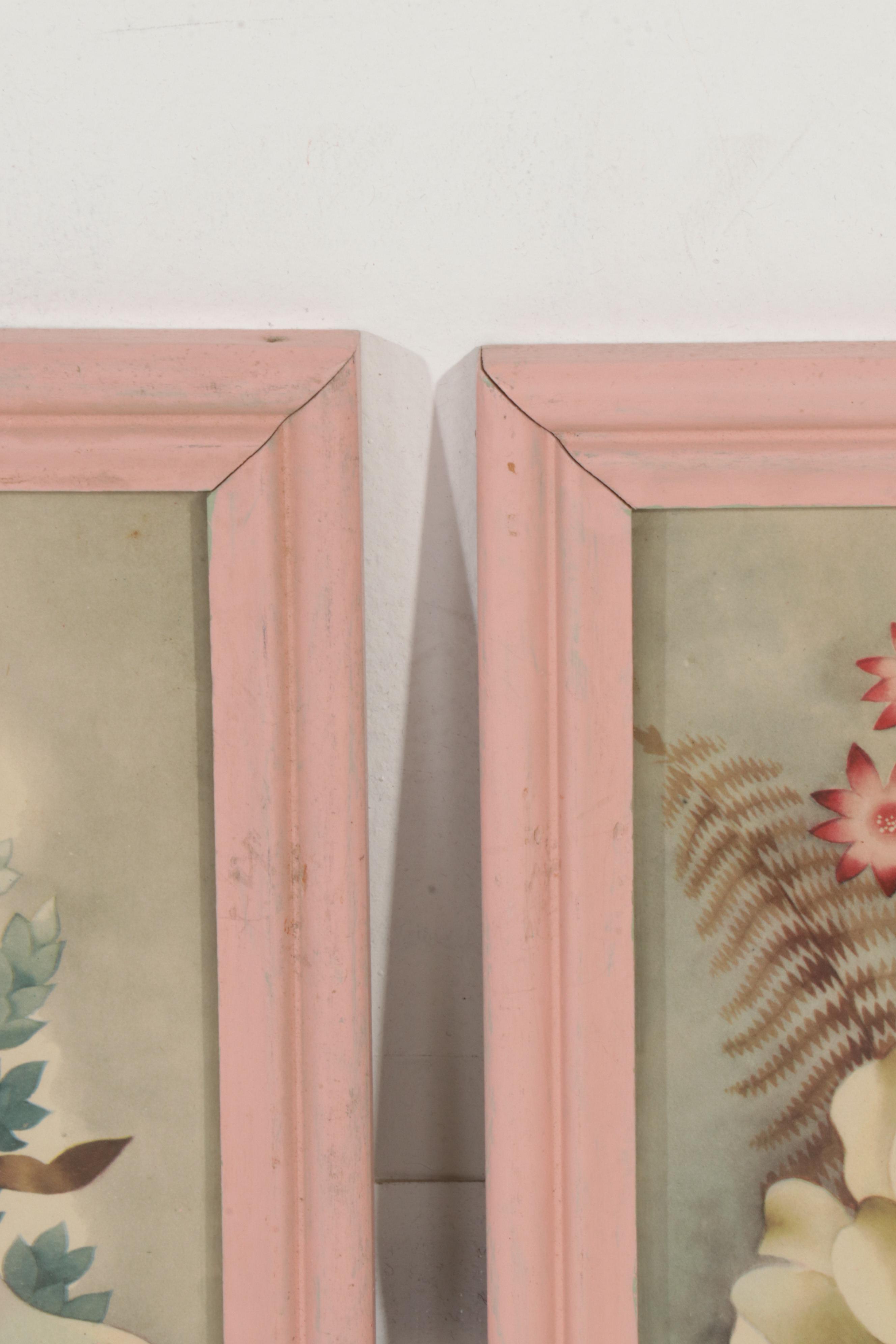 Offset Lithographs of Women and Floral Still Lifes, Circa 1965