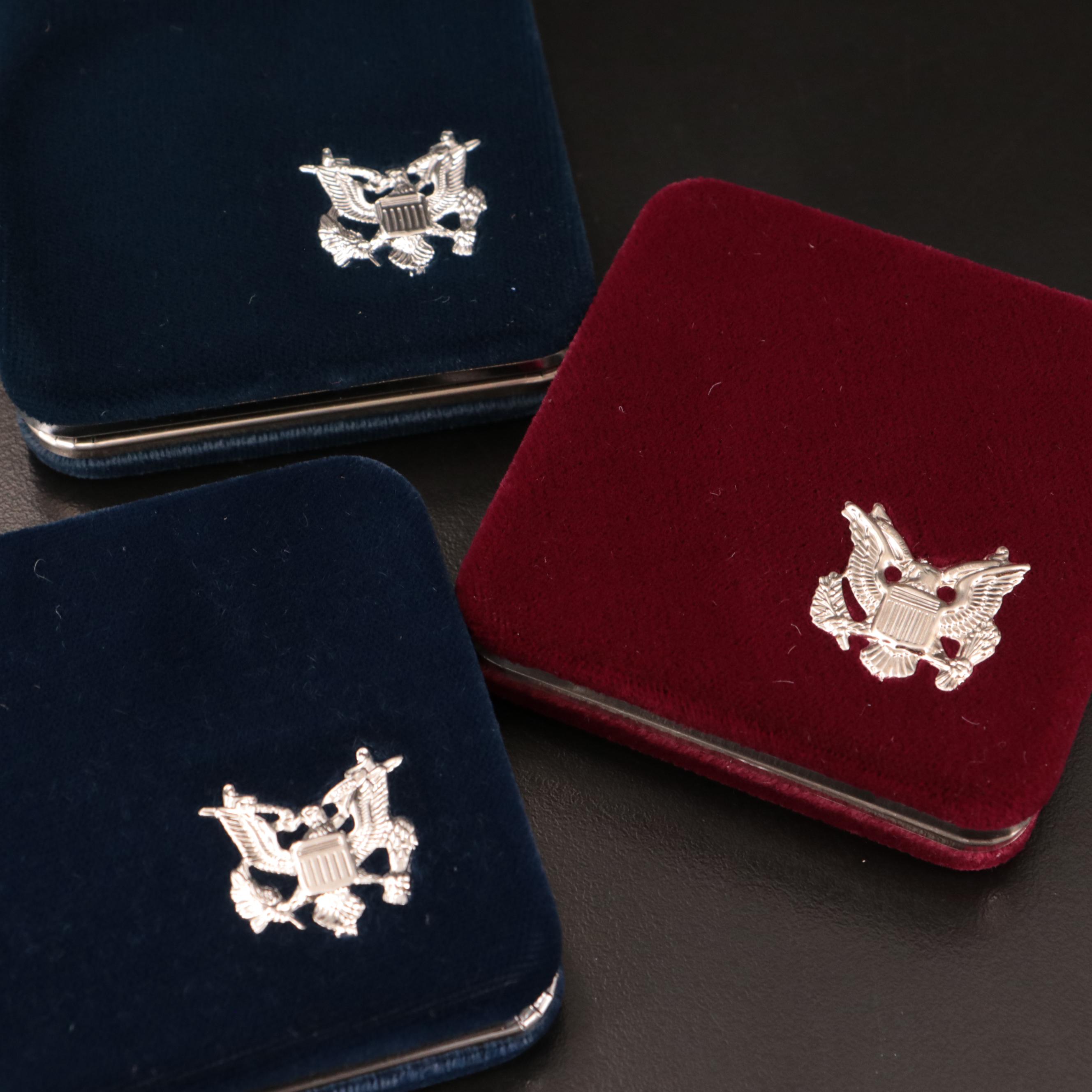 Five Different Modern Commemorative Proof Silver Dollars