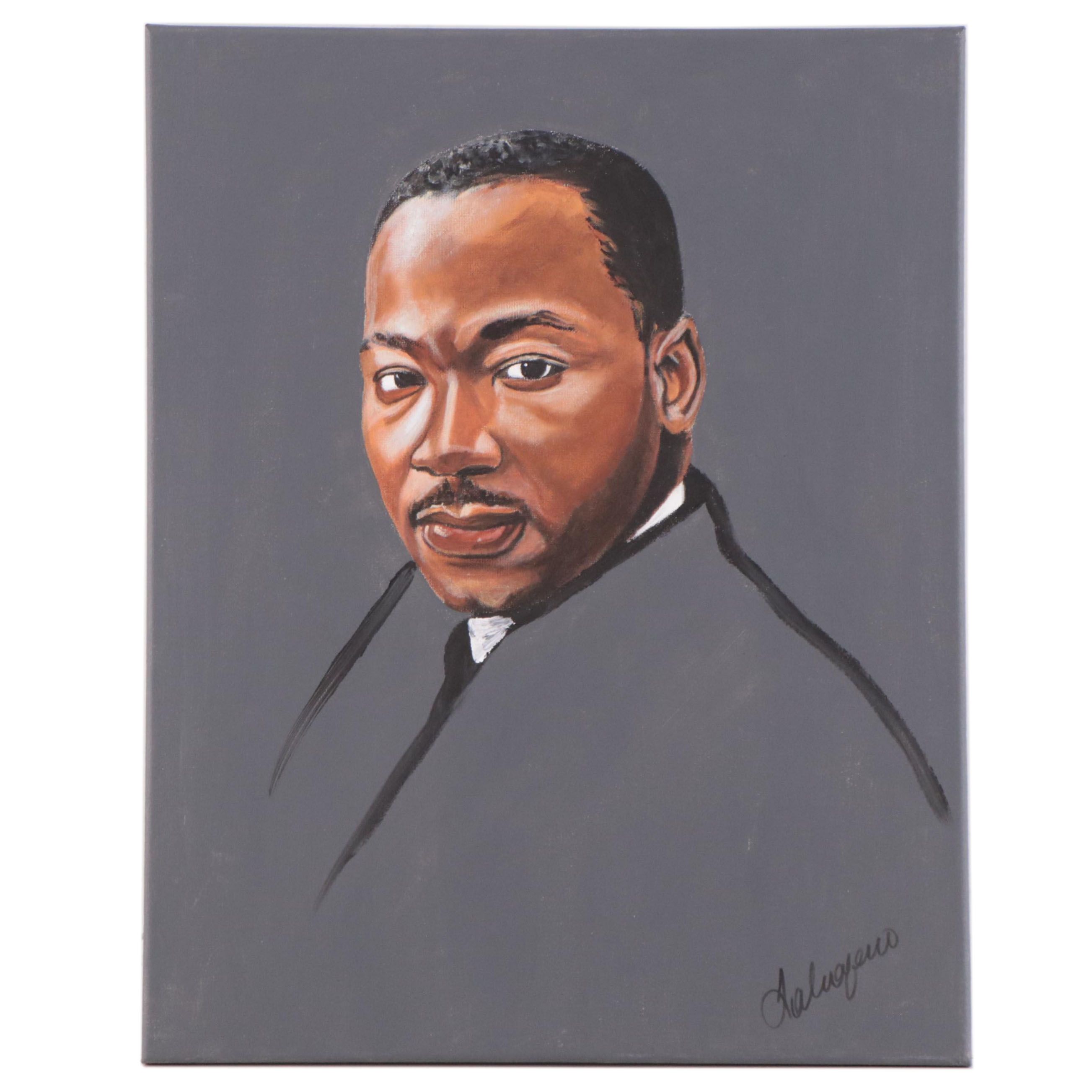 Taliaferro Sebastian Acrylic Painting "Martin," 2023