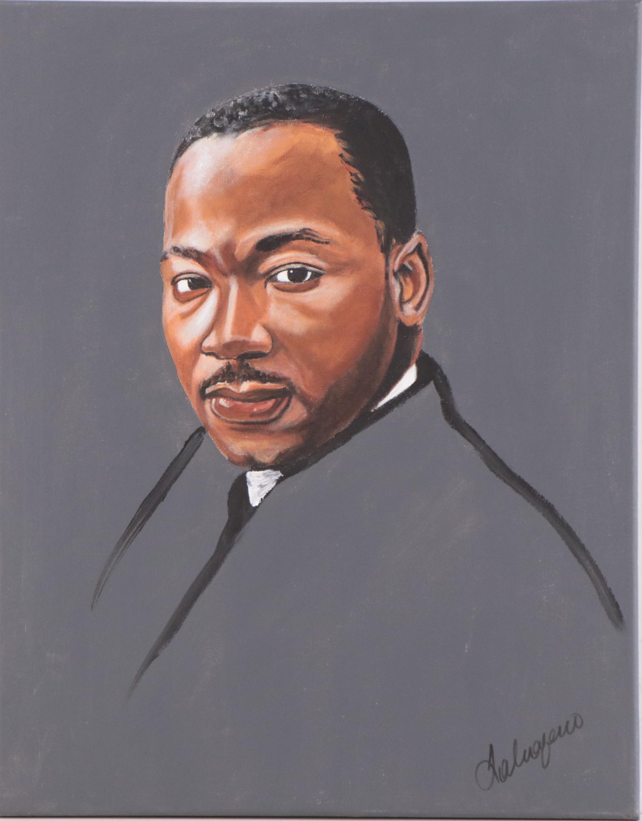 Taliaferro Sebastian Acrylic Painting "Martin," 2023