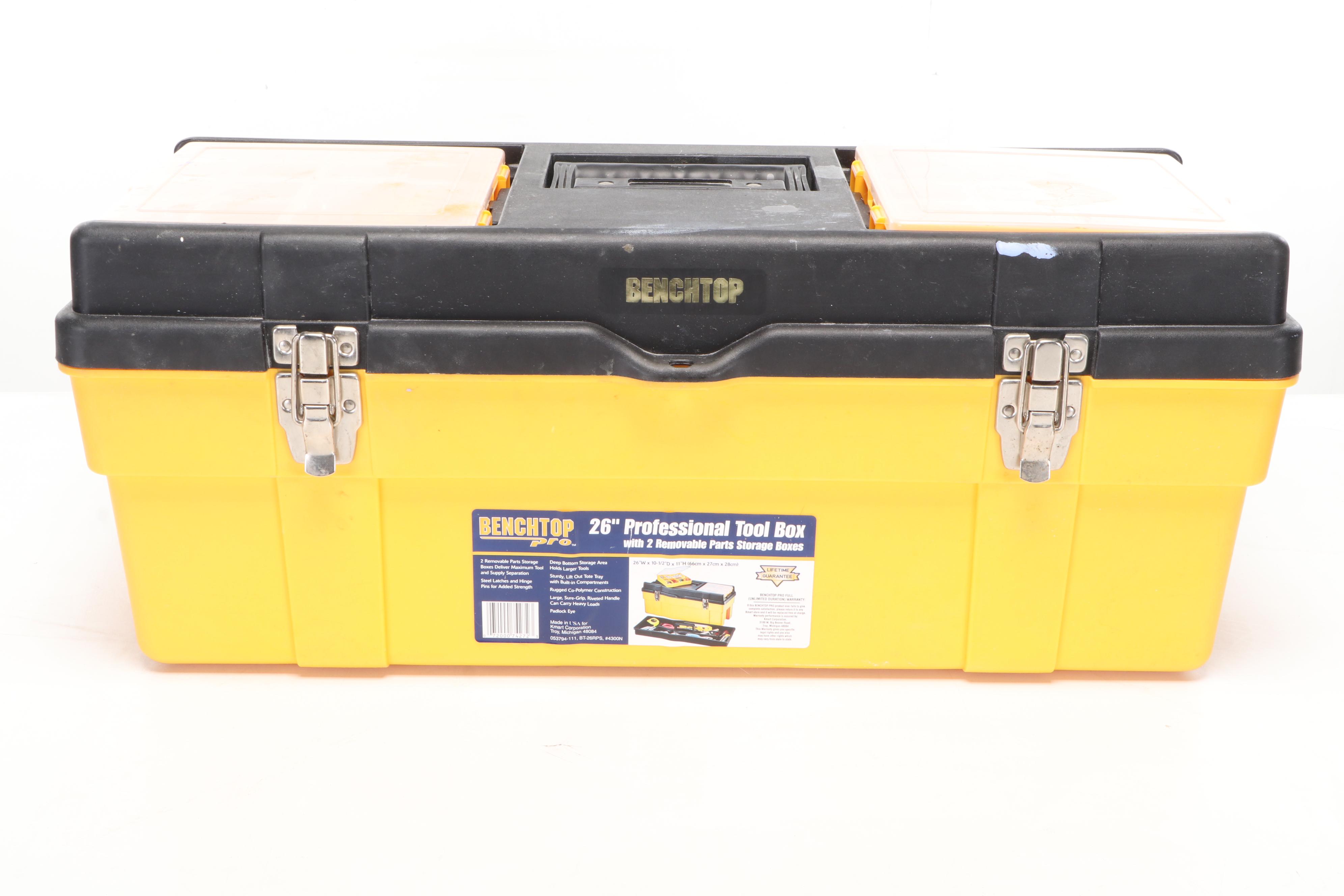 Black & Decker FireStorm Drill with Tool Box and Hand Tools